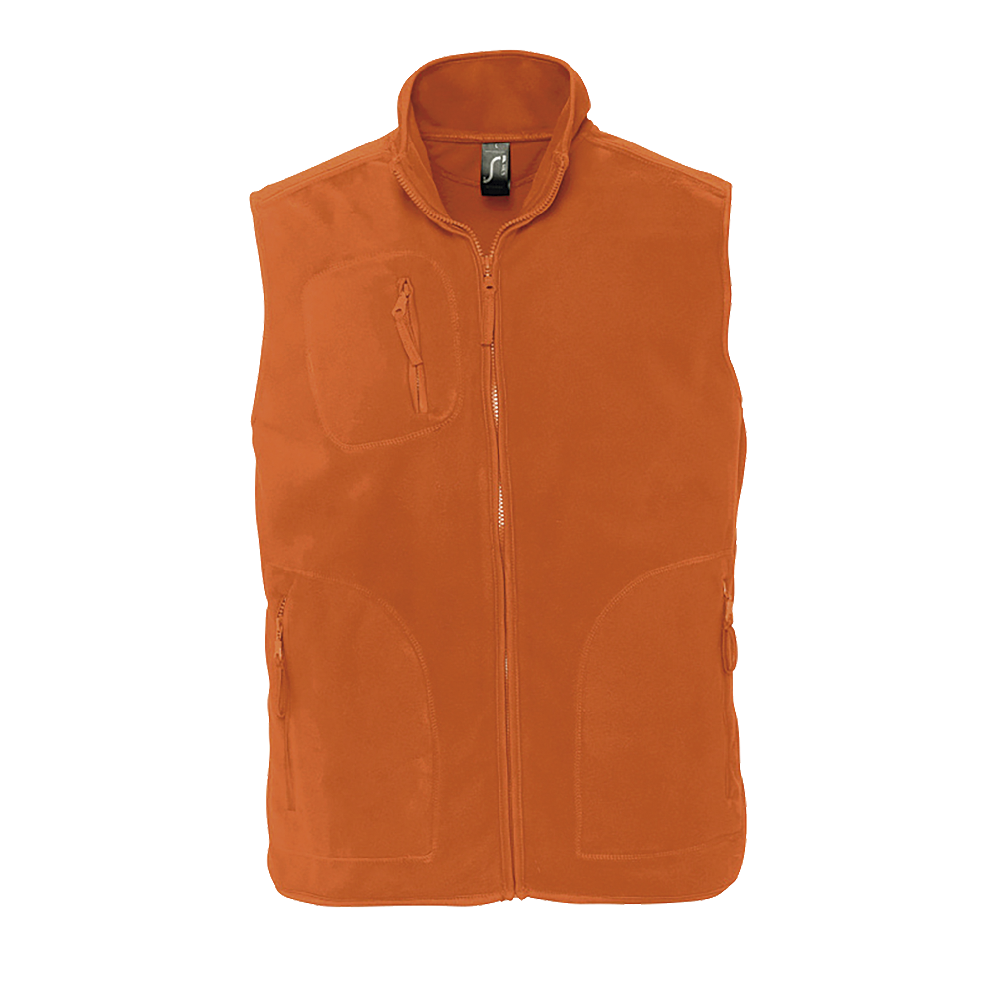 GILET POLAIRE UNISEXE SANS MANCHES NORWAY Orange Orange , à personnaliser avec le logo de votre club. GILET POLAIRE UNISEXE SANS MANCHES NORWAY Orange Orange