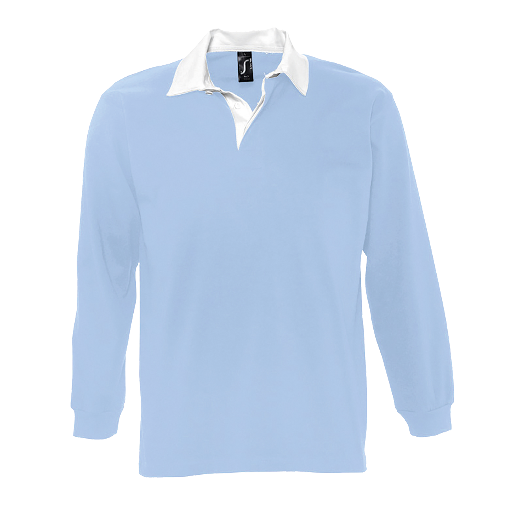 POLO RUGBY HOMME BICOLORE PACK Ciel Bleu , à personnaliser avec le logo de votre club. POLO RUGBY HOMME BICOLORE PACK Ciel Bleu