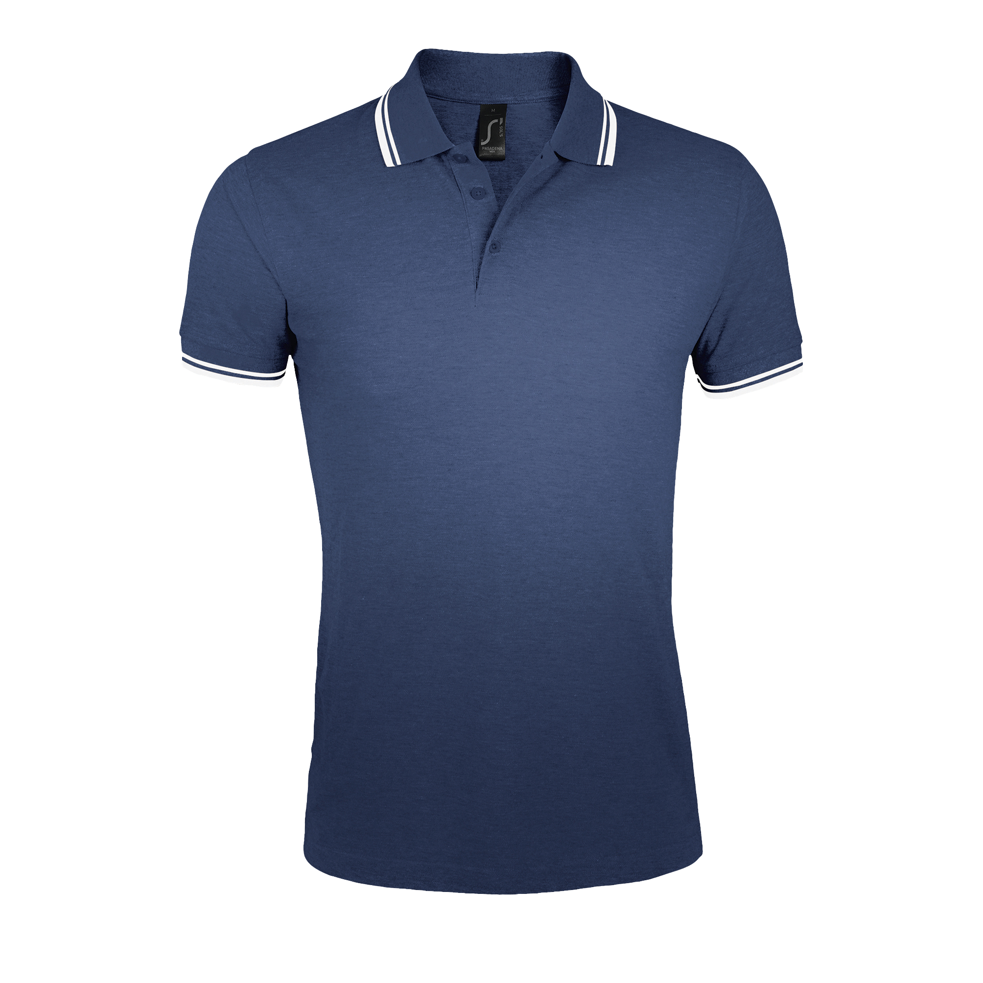 POLO HOMME PASADENA MEN French marine / Blanc Bleu , à personnaliser avec le logo de votre club. POLO HOMME PASADENA MEN French marine / Blanc Bleu