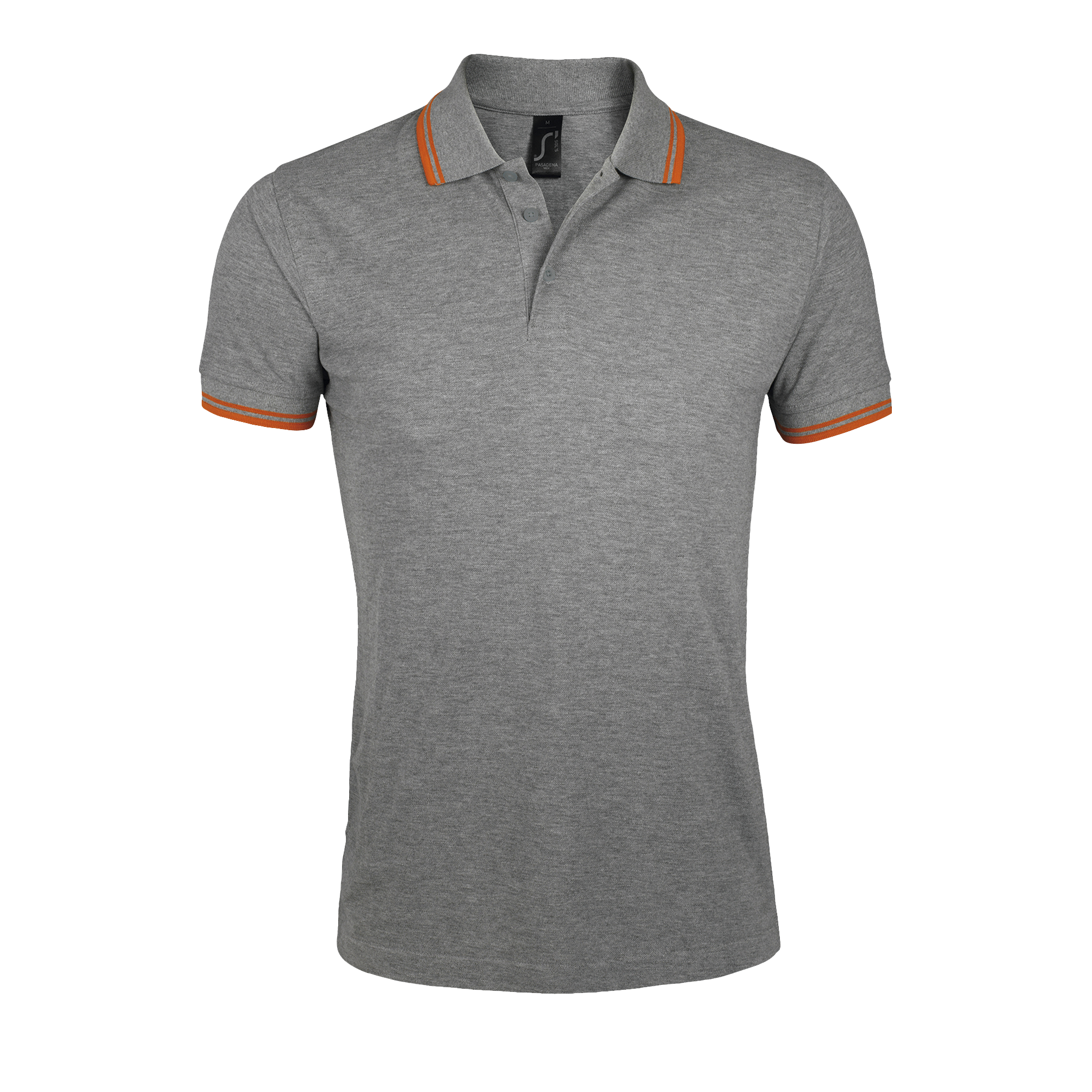 POLO HOMME PASADENA MEN Gris chin Gris , à personnaliser avec le logo de votre club. POLO HOMME PASADENA MEN Gris chin Gris