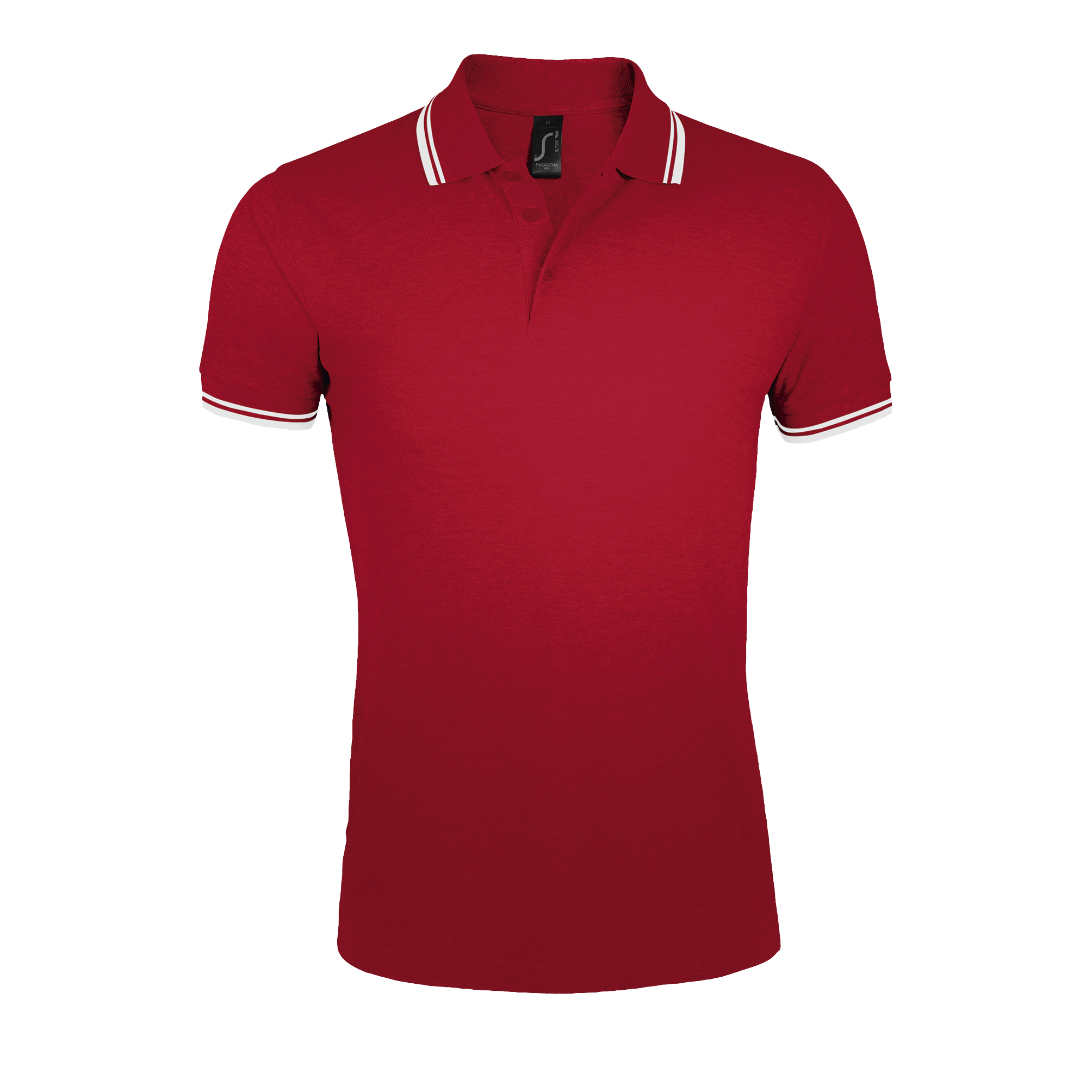 POLO HOMME PASADENA MEN Rouge / Blanc Rouge, à personnaliser avec le logo de votre club. POLO HOMME PASADENA MEN Rouge / Blanc Rouge