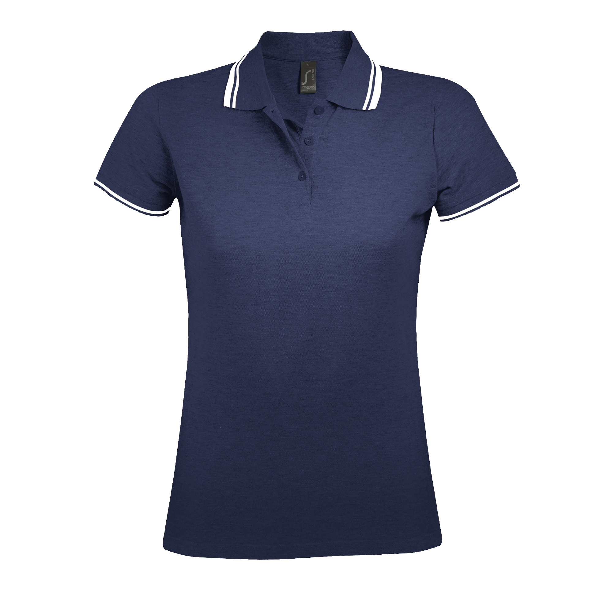 POLO FEMME PASADENA WOMEN French marine / Blanc Bleu , à personnaliser avec le logo de votre club. POLO FEMME PASADENA WOMEN French marine / Blanc Bleu