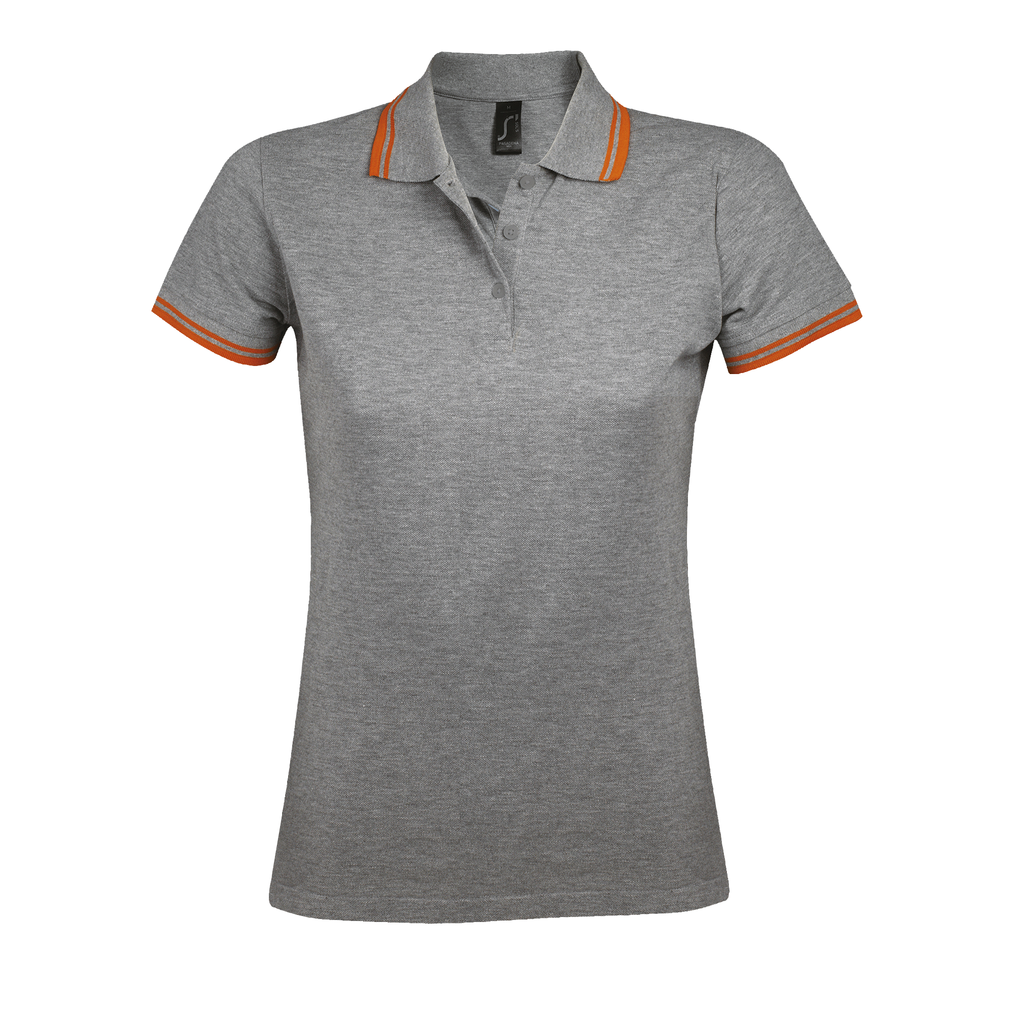 POLO FEMME PASADENA WOMEN Gris chin Gris , à personnaliser avec le logo de votre club. POLO FEMME PASADENA WOMEN Gris chin Gris
