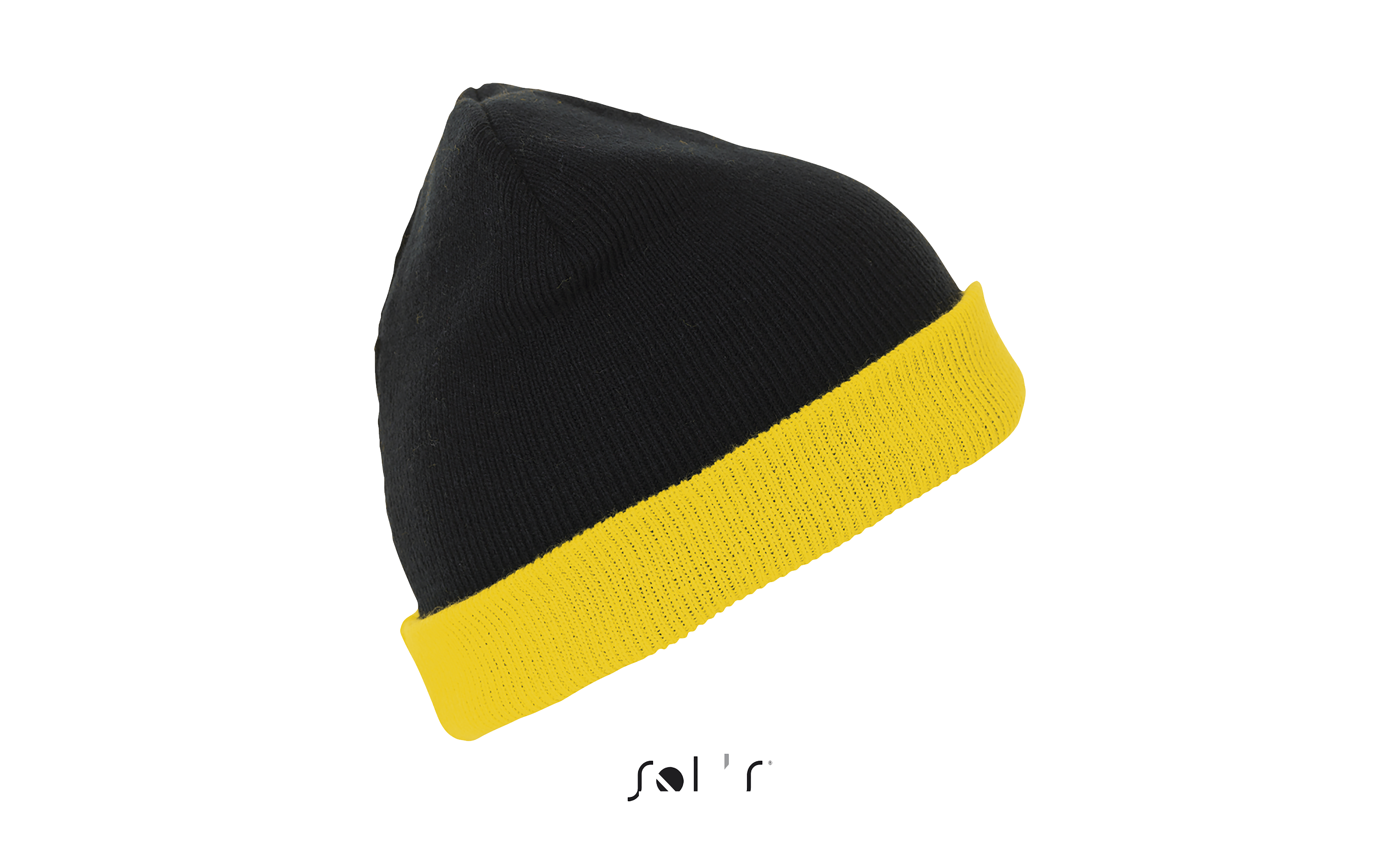 BONNET REVERSIBLE BONUS Noir / Jaune Noir , à personnaliser avec le logo de votre club. BONNET REVERSIBLE BONUS Noir / Jaune Noir