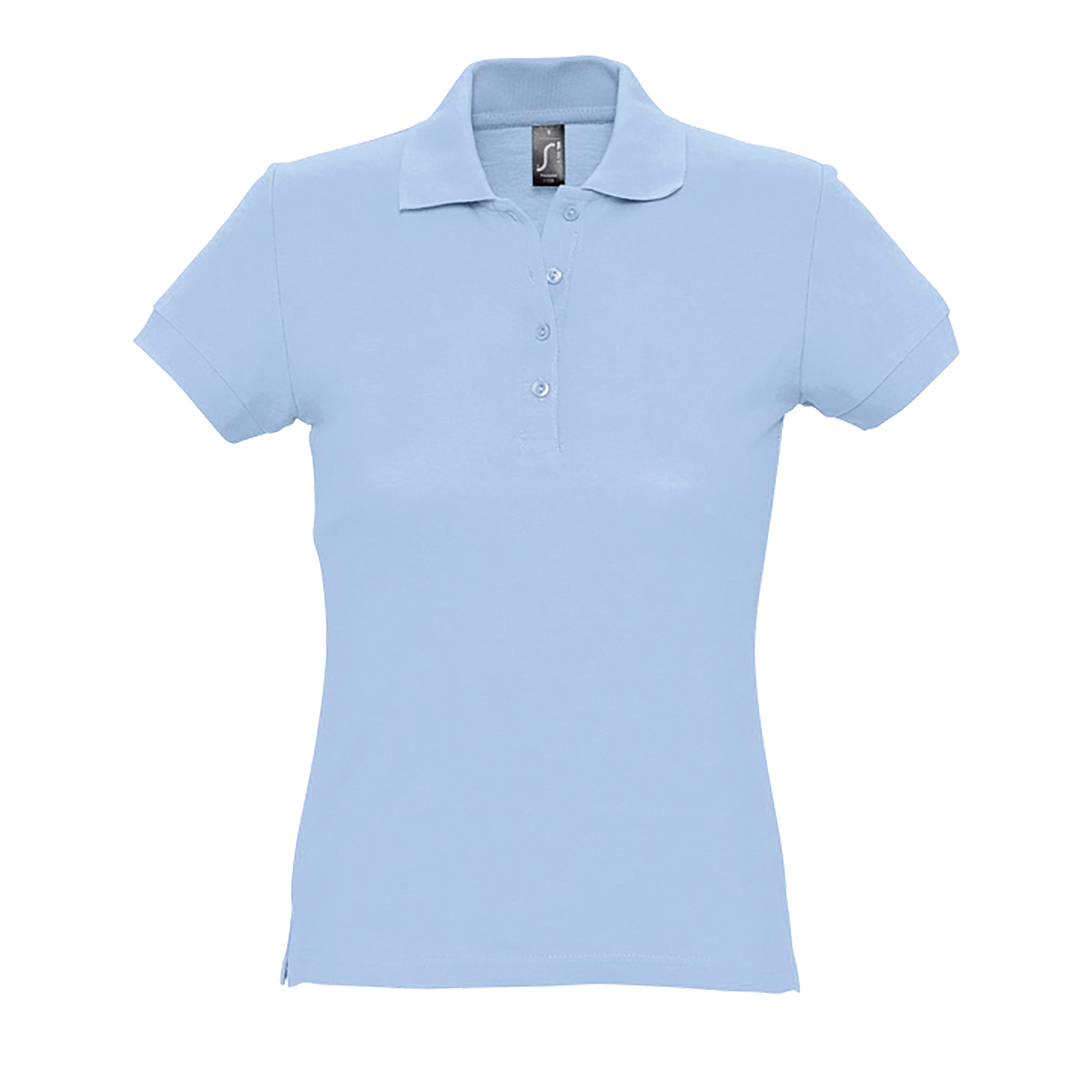 POLO FEMME PASSION Ciel Bleu , à personnaliser avec le logo de votre club. POLO FEMME PASSION Ciel Bleu