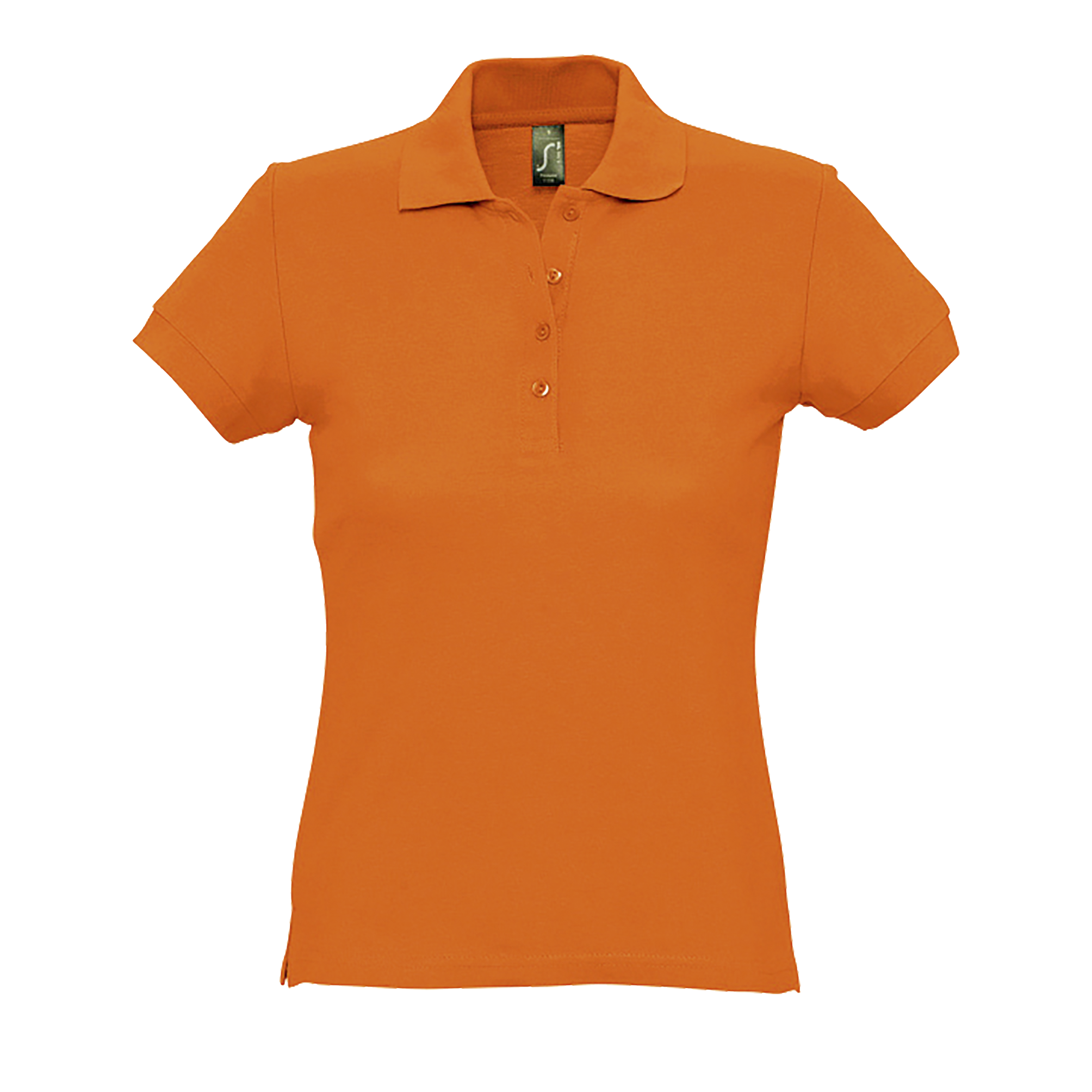 POLO FEMME PASSION Orange Orange , à personnaliser avec le logo de votre club. POLO FEMME PASSION Orange Orange