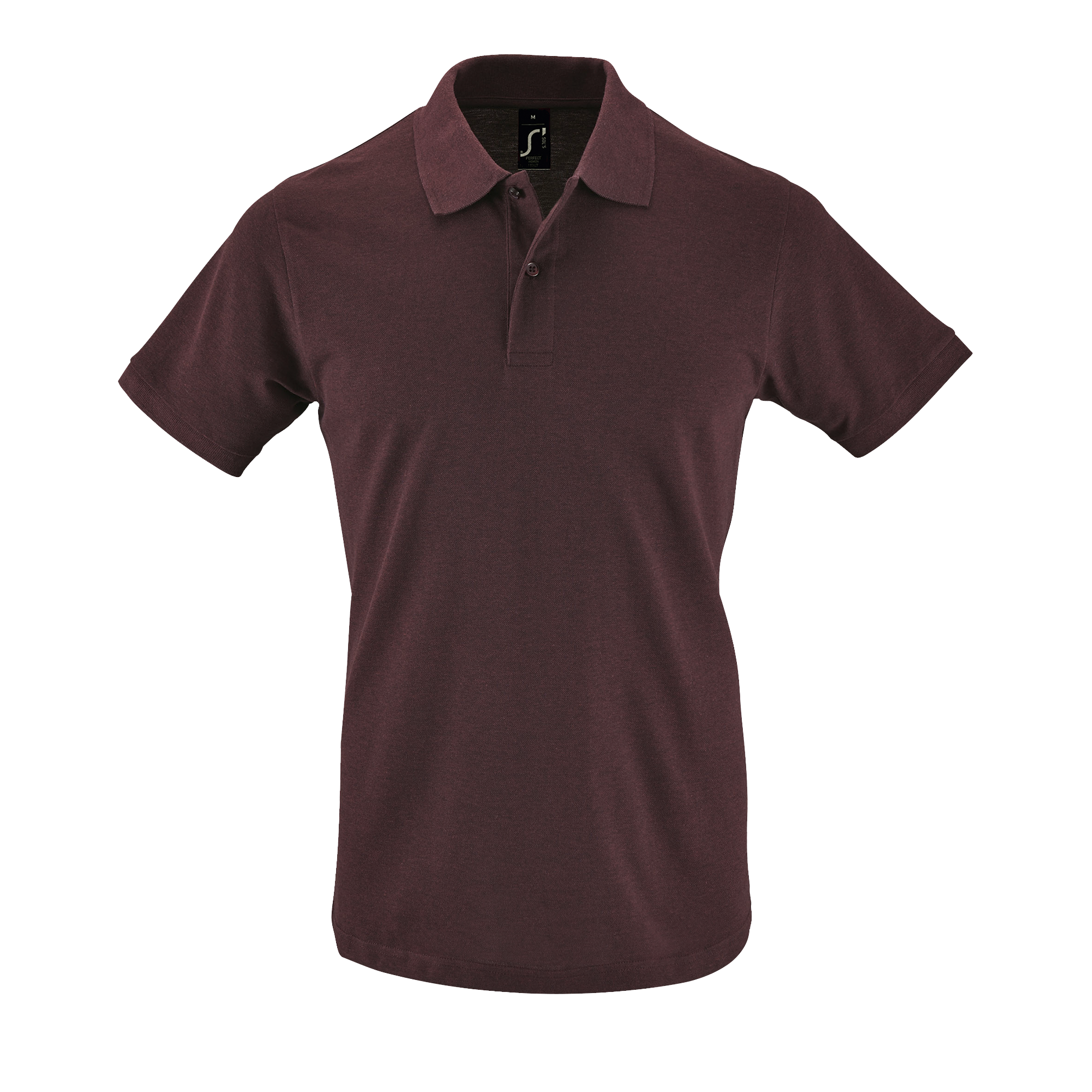 POLO HOMME PERFECT MEN OXBLOOD CHINE, à personnaliser avec le logo de votre club. POLO HOMME PERFECT MEN OXBLOOD CHINE