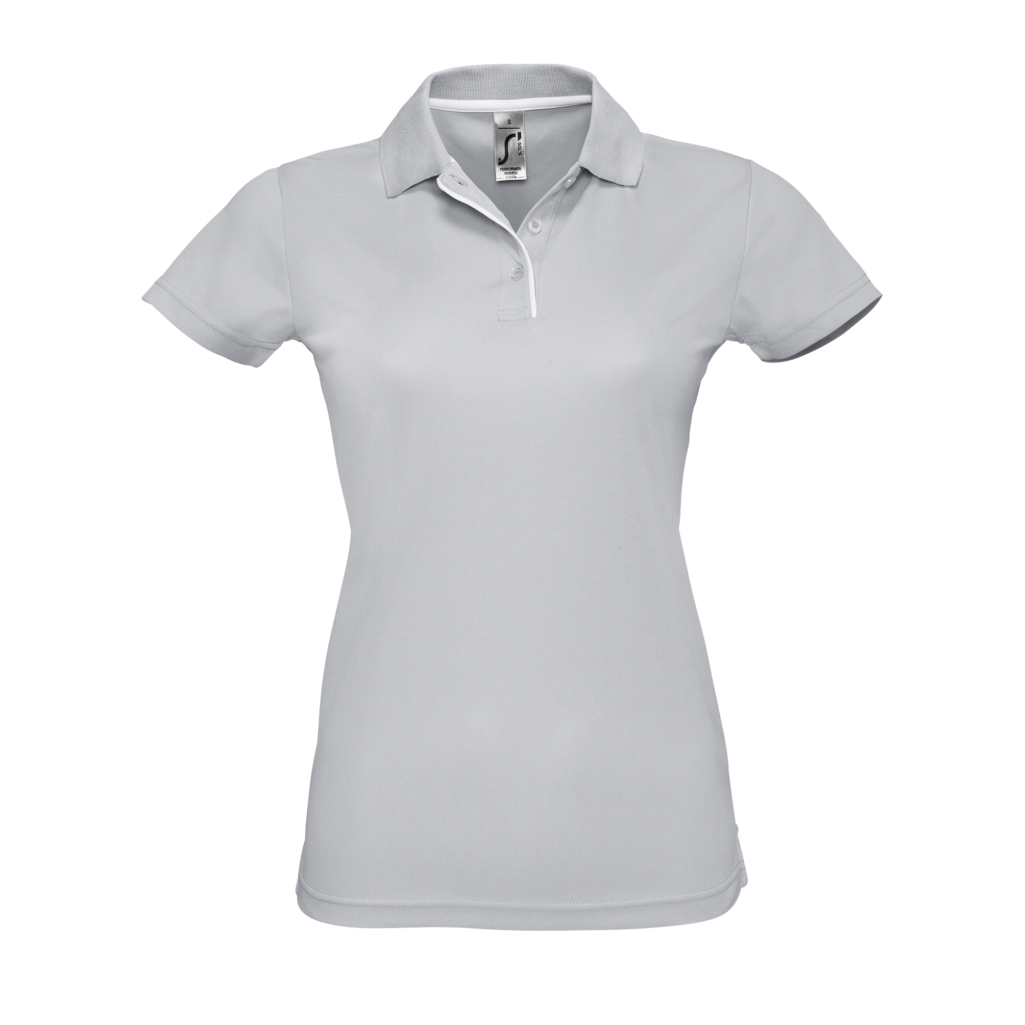 PERFORMER WOMEN PURE GREY Gris, à personnaliser avec le logo de votre club. PERFORMER WOMEN PURE GREY Gris