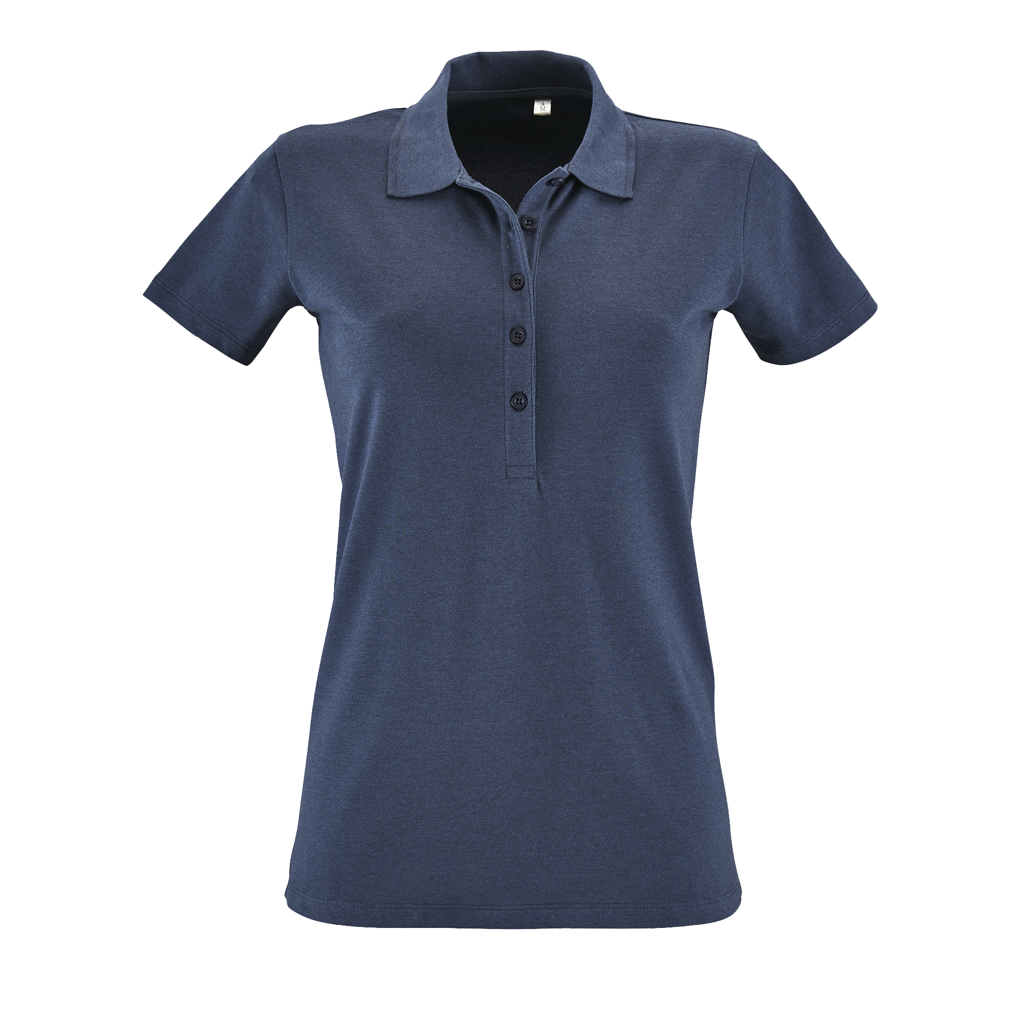 POLO PHOENIX FEMME DENIM CHINE, à personnaliser avec le logo de votre club. POLO PHOENIX FEMME DENIM CHINE