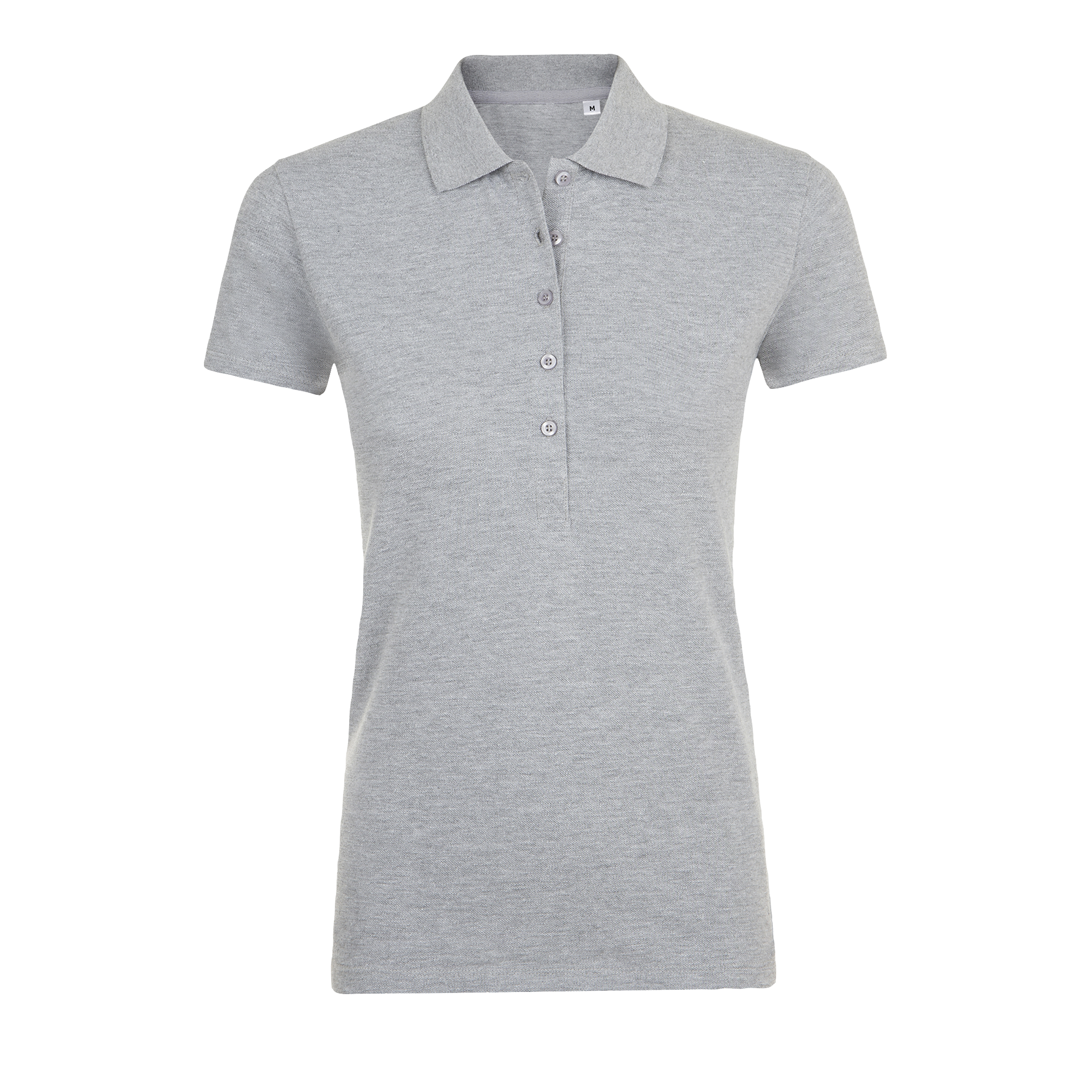 POLO COTON ÉLASTHANNE FEMME PHOENIX WOMEN Gris chin Gris , à personnaliser avec le logo de votre club. POLO COTON ÉLASTHANNE FEMME PHOENIX WOMEN Gris chin Gris