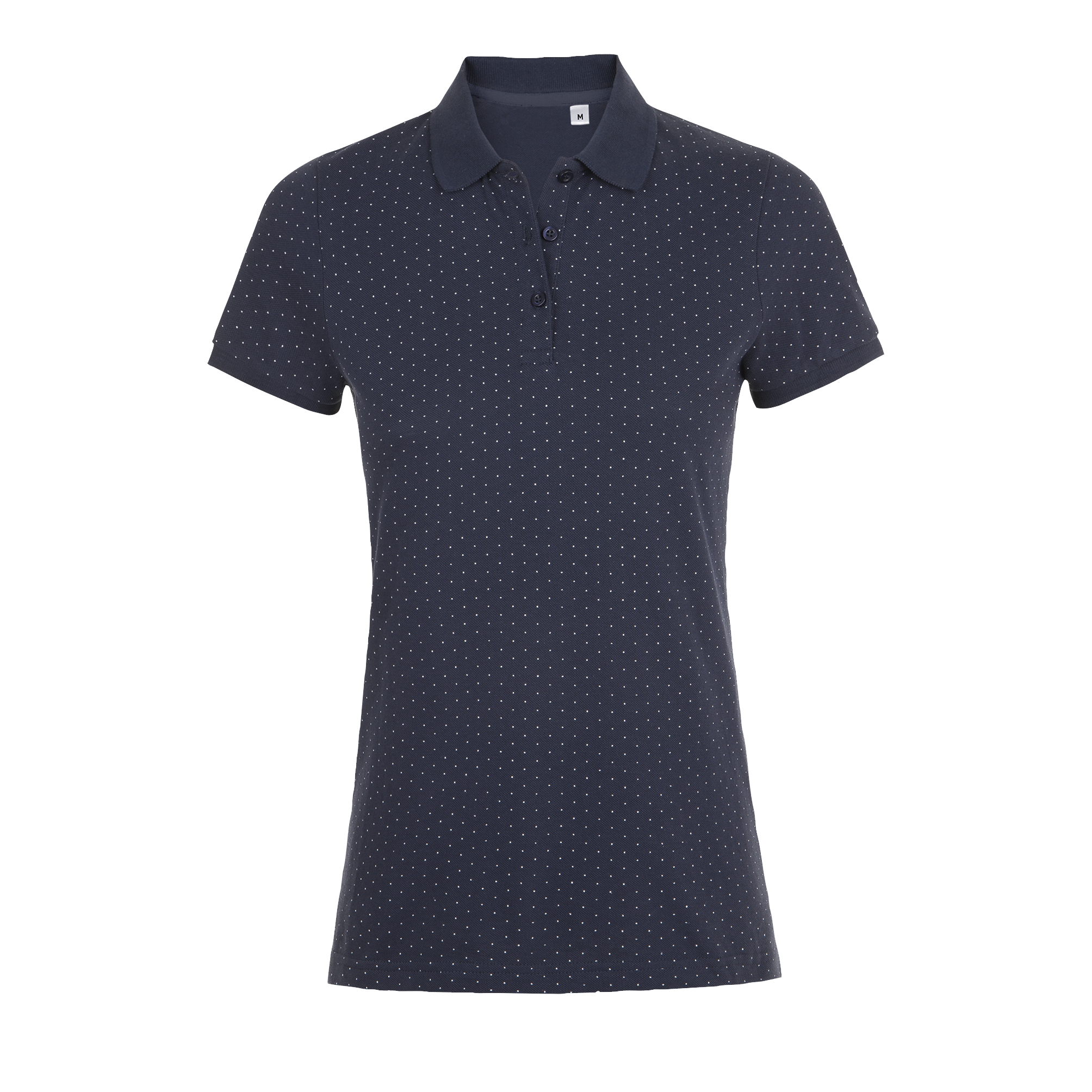POLO FEMME À POIS BRANDY WOMEN French marine / Blanc Bleu           