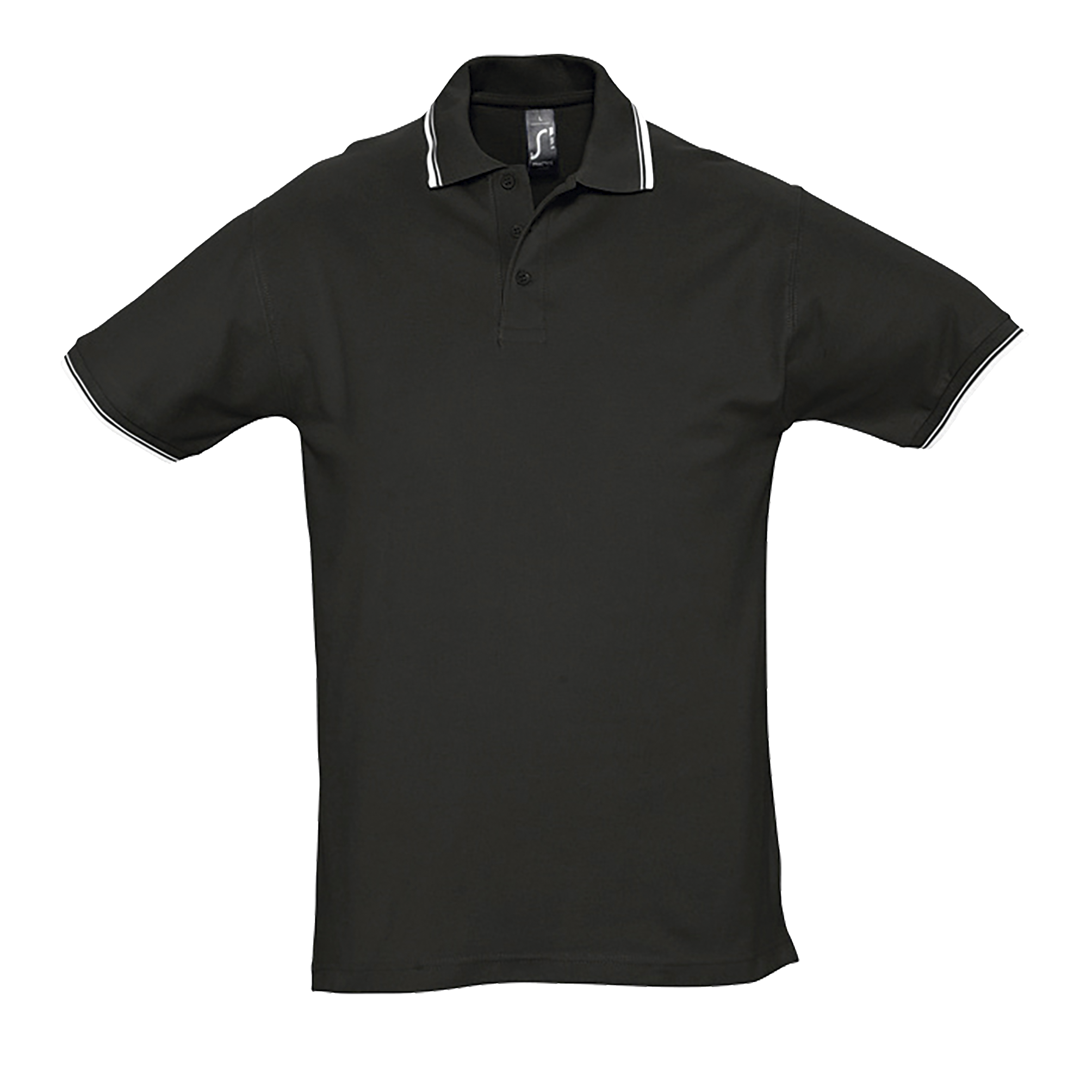 POLO HOMME PRACTICE Noir Noir , à personnaliser avec le logo de votre club. POLO HOMME PRACTICE Noir Noir