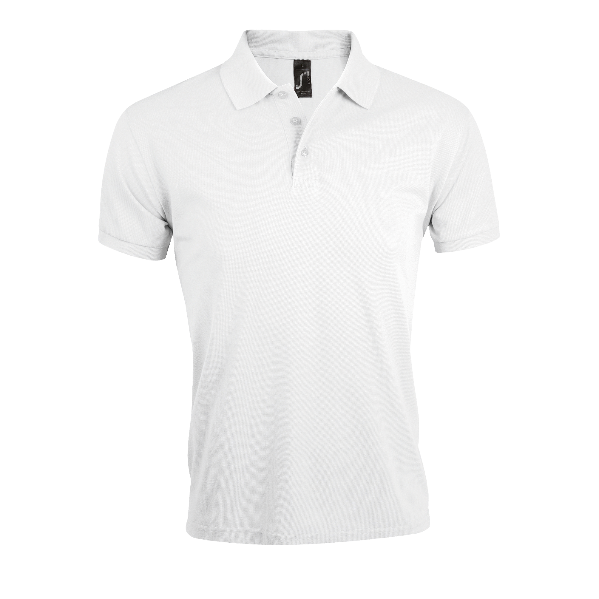 POLO HOMME POLYCOTON PRIME MEN Blanc Blanc, à personnaliser avec le logo de votre club. POLO HOMME POLYCOTON PRIME MEN Blanc Blanc
