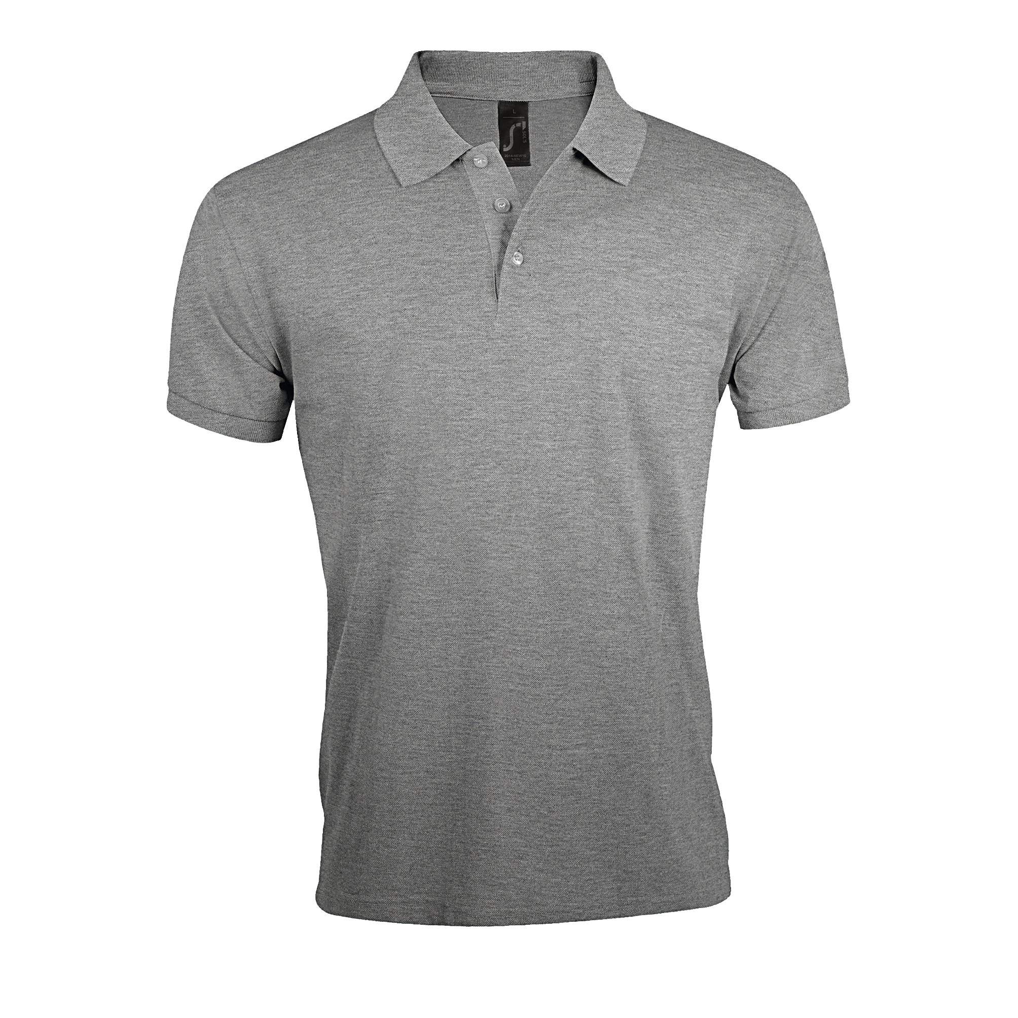 POLO HOMME POLYCOTON PRIME MEN Gris chin Gris , à personnaliser avec le logo de votre club. POLO HOMME POLYCOTON PRIME MEN Gris chin Gris