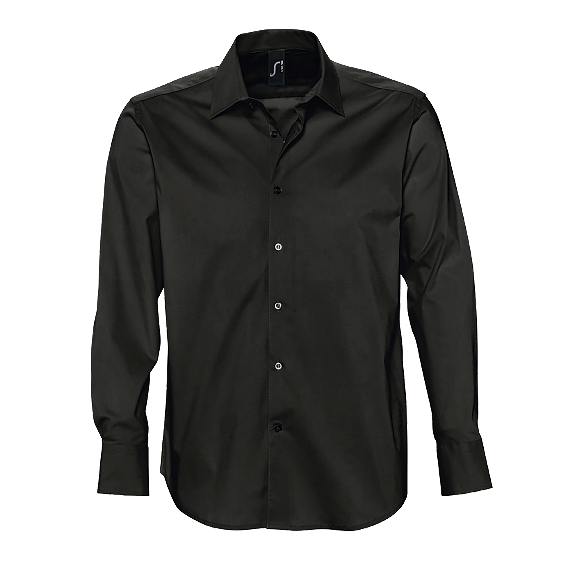 CHEMISE HOMME STRETCH MANCHES LONGUES BRIGHTON Noir Noir , à personnaliser avec le logo de votre club. CHEMISE HOMME STRETCH MANCHES LONGUES BRIGHTON Noir Noir