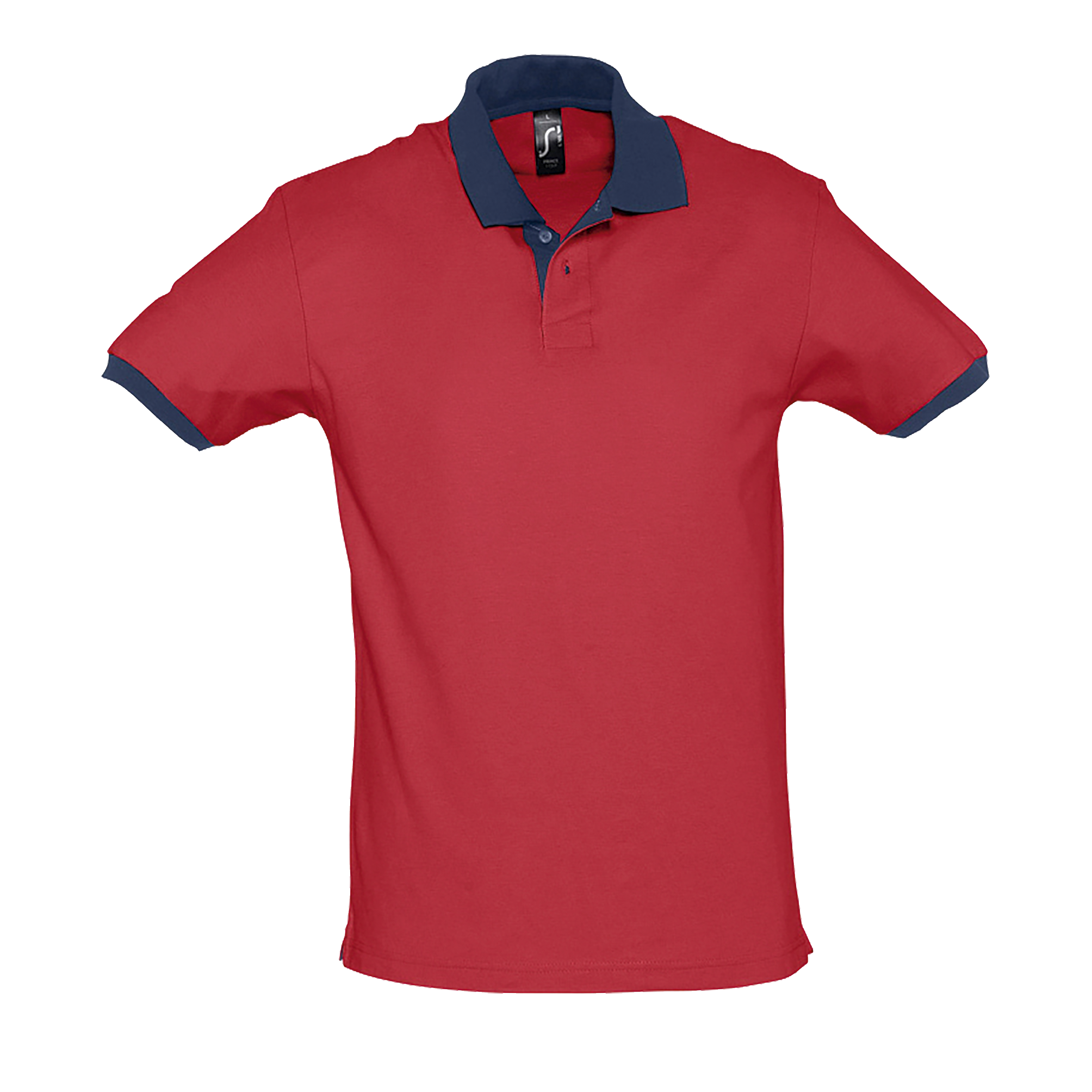 POLO UNISEXE PRINCE Rouge / French marine Rouge, à personnaliser avec le logo de votre club. POLO UNISEXE PRINCE Rouge / French marine Rouge