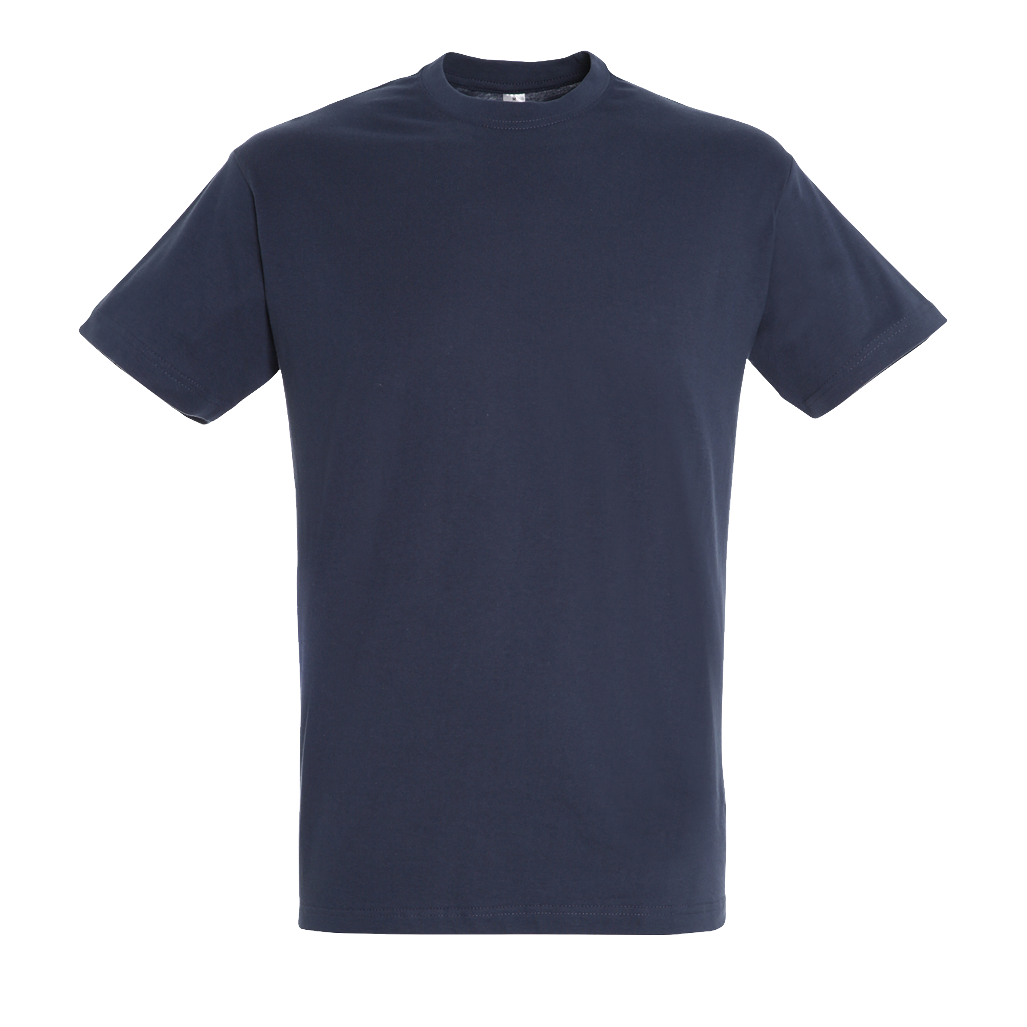 TEE-SHIRT UNISEXE COL ROND REGENT French marine Bleu , à personnaliser avec le logo de votre club. TEE-SHIRT UNISEXE COL ROND REGENT French marine Bleu