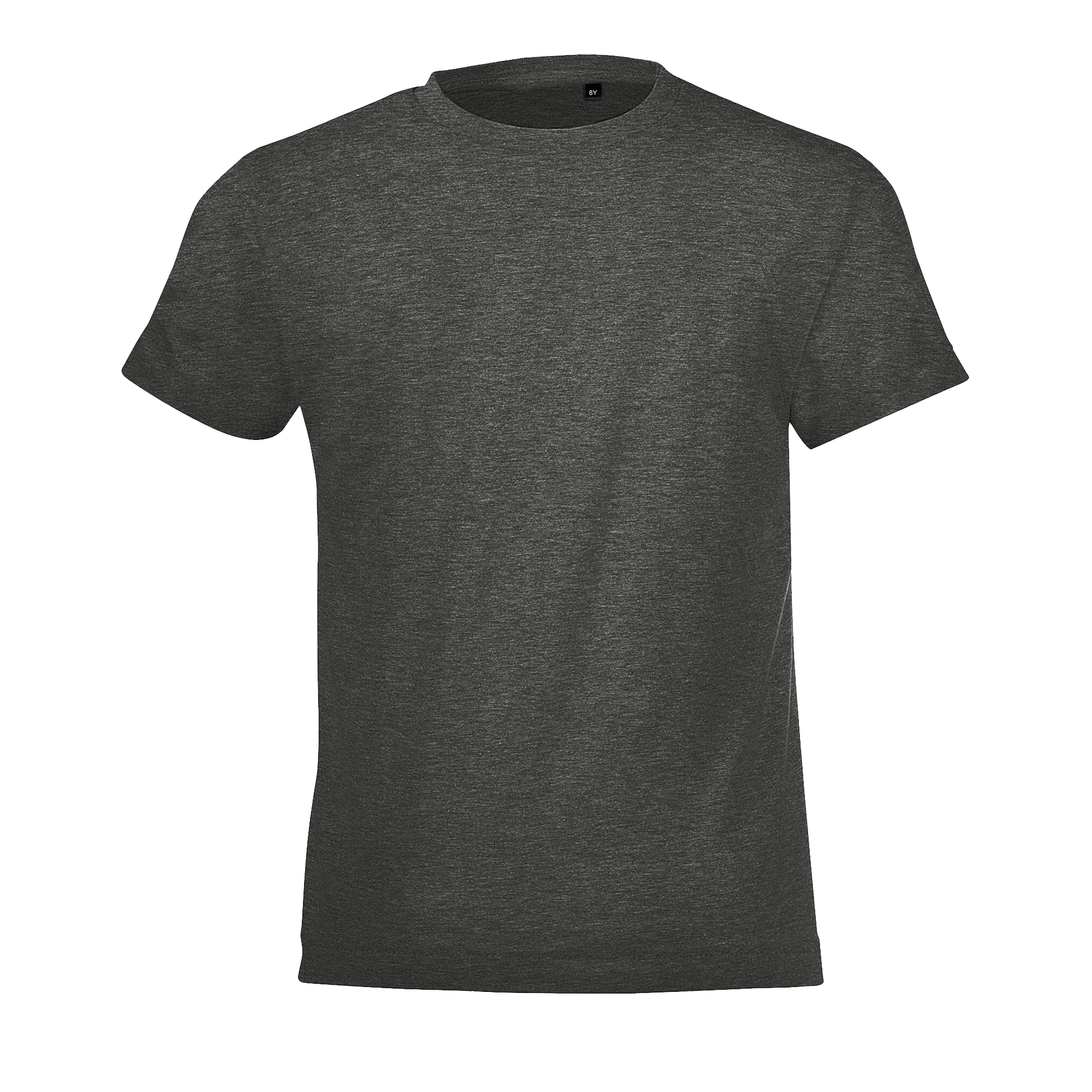 TEE-SHIRT ENFANT COL ROND REGENT FIT KIDS ANTHRACITE CHIN
