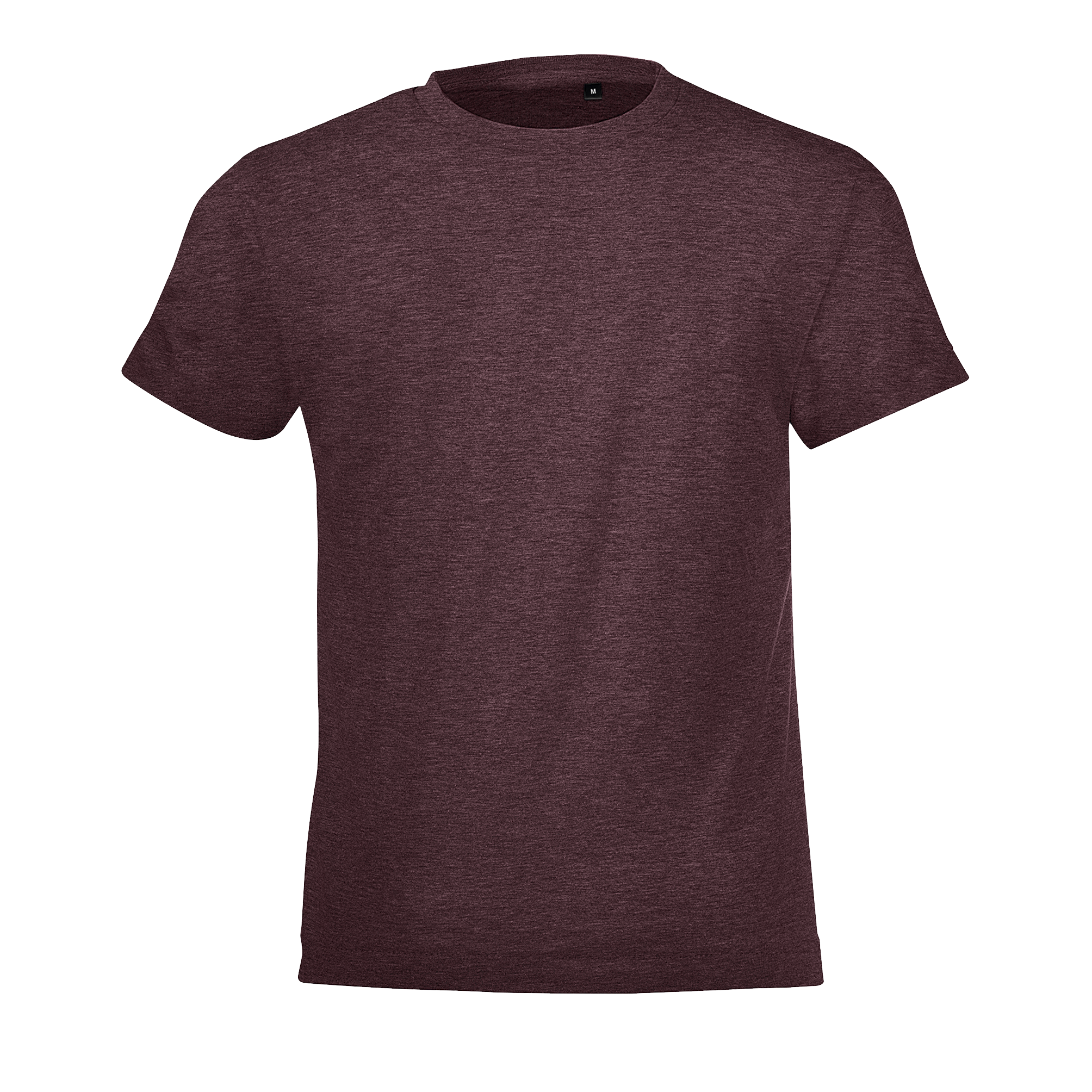 TEE-SHIRT ENFANT COL ROND REGENT FIT KIDS OXBLOOD CHINE