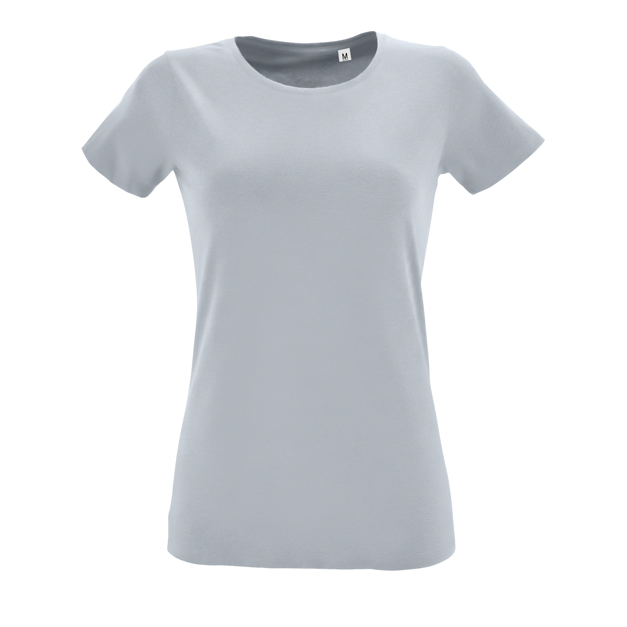 TEESHIRT REGENT FIT FEMME GRIS PUR, à personnaliser avec le logo de votre club. TEESHIRT REGENT FIT FEMME GRIS PUR