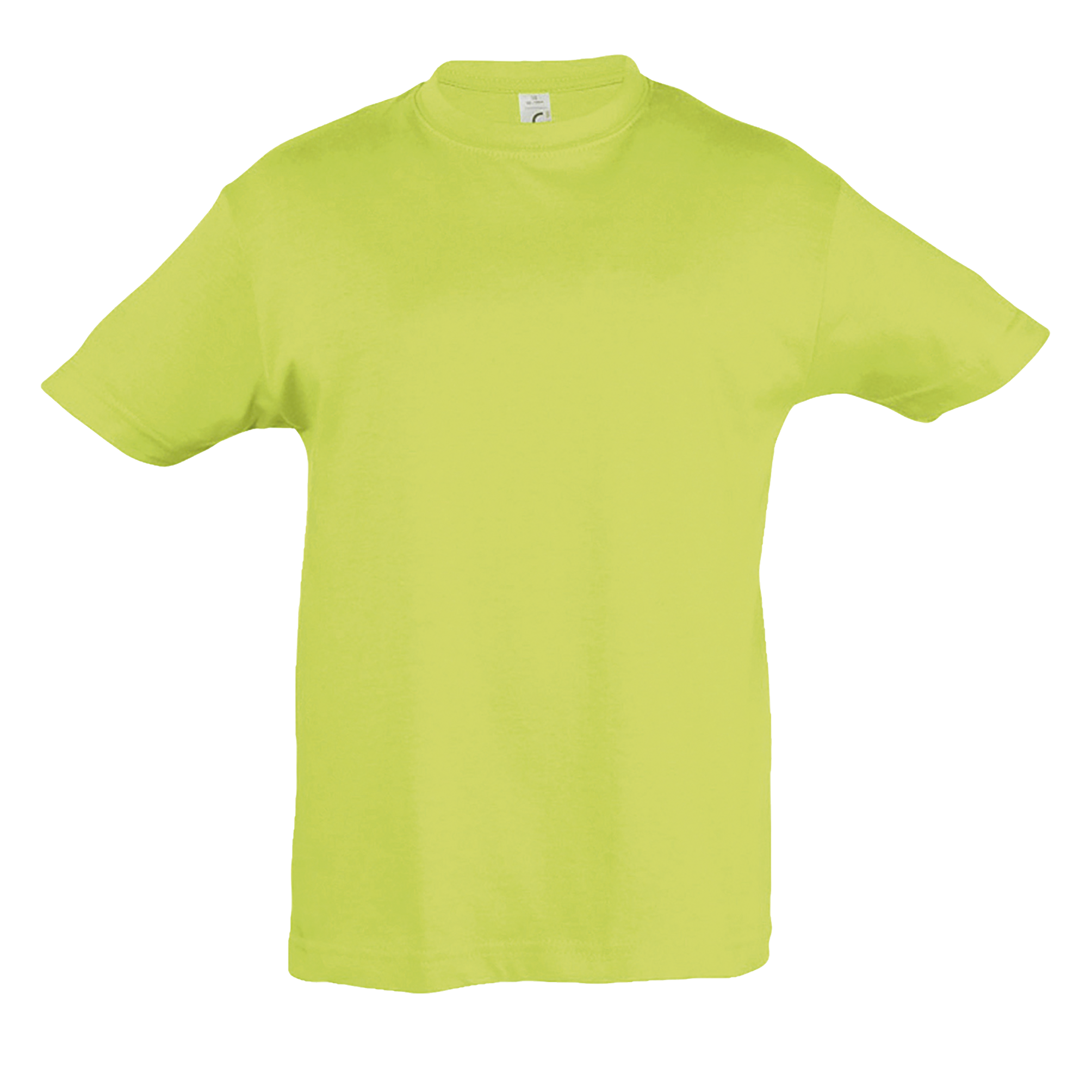 TEE-SHIRT ENFANT COL ROND REGENT KIDS Vert pomme Vert           
