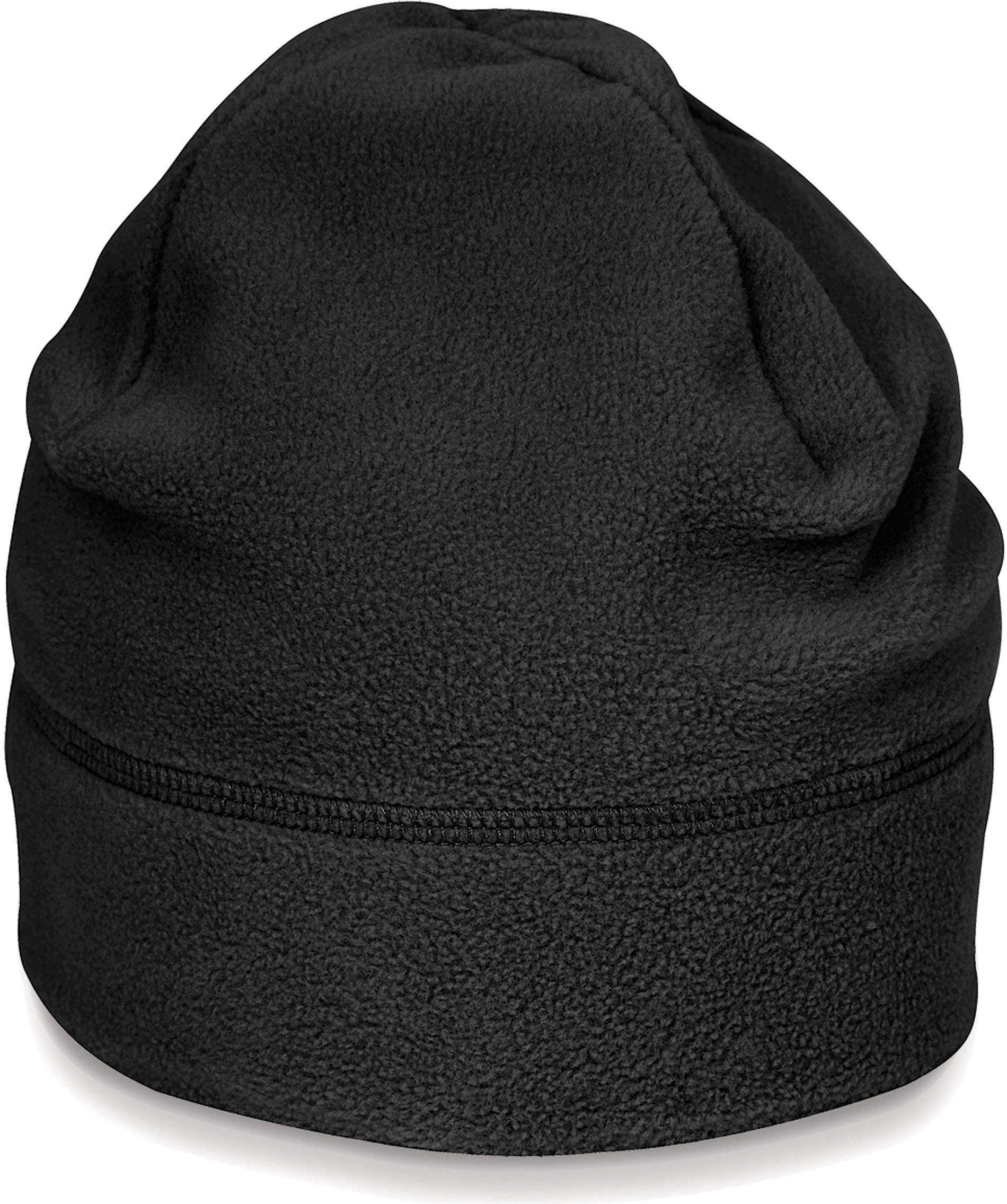 Bonnet polaire Black Noir, à personnaliser avec le logo de votre club. Bonnet polaire Black Noir