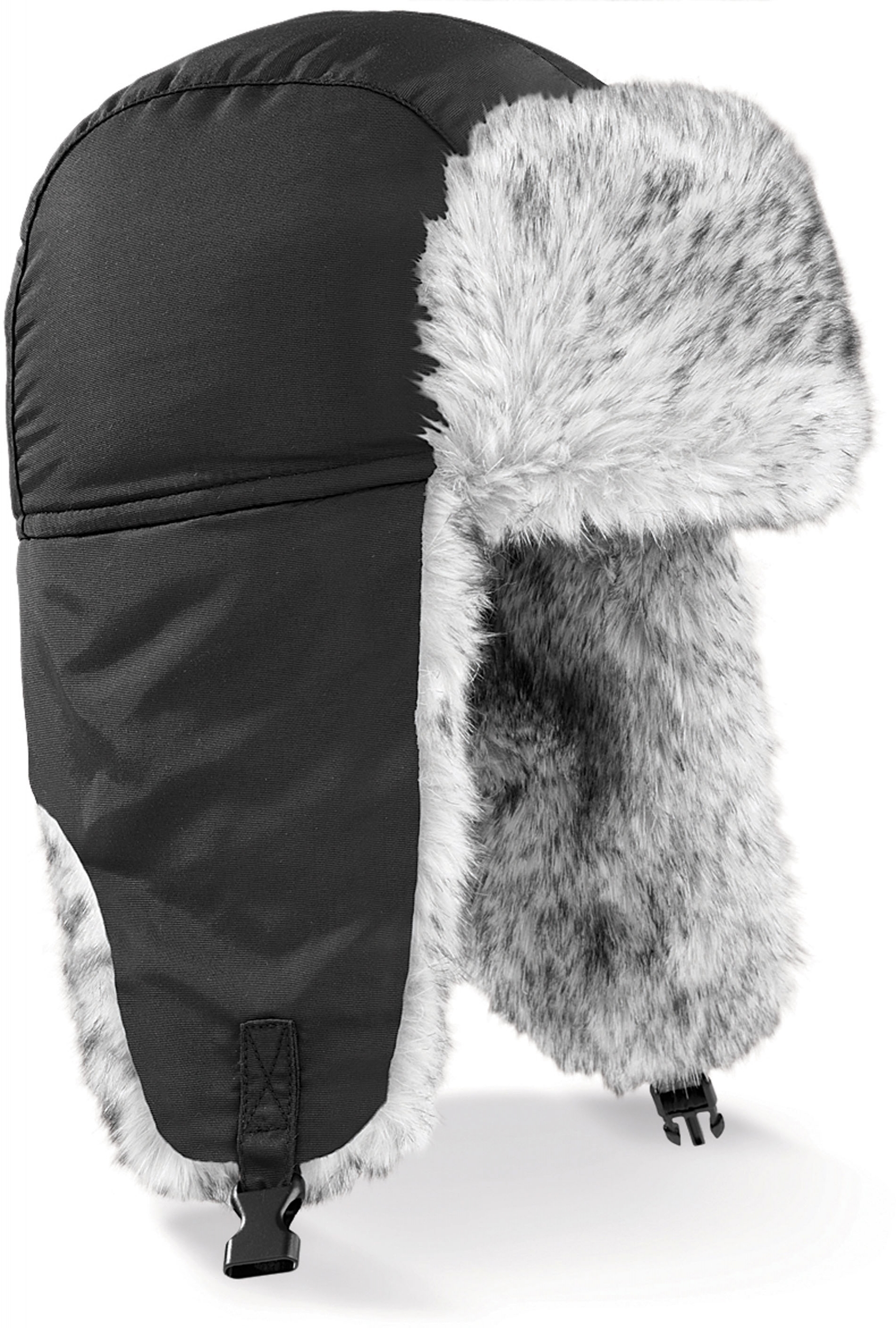 Chapka sherpa Black Noir, à personnaliser avec le logo de votre club. Chapka sherpa Black Noir