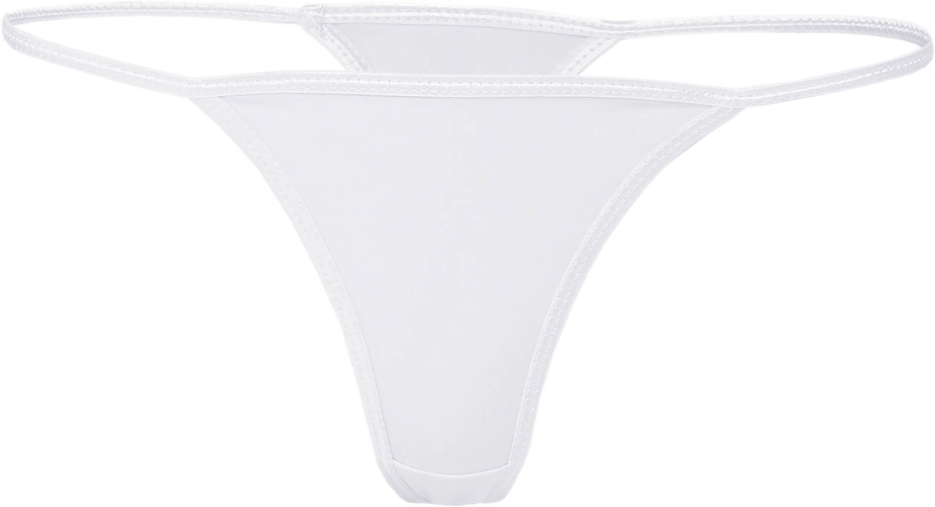 STRING FEMME White Blanc, à personnaliser avec le logo de votre club. STRING FEMME White Blanc