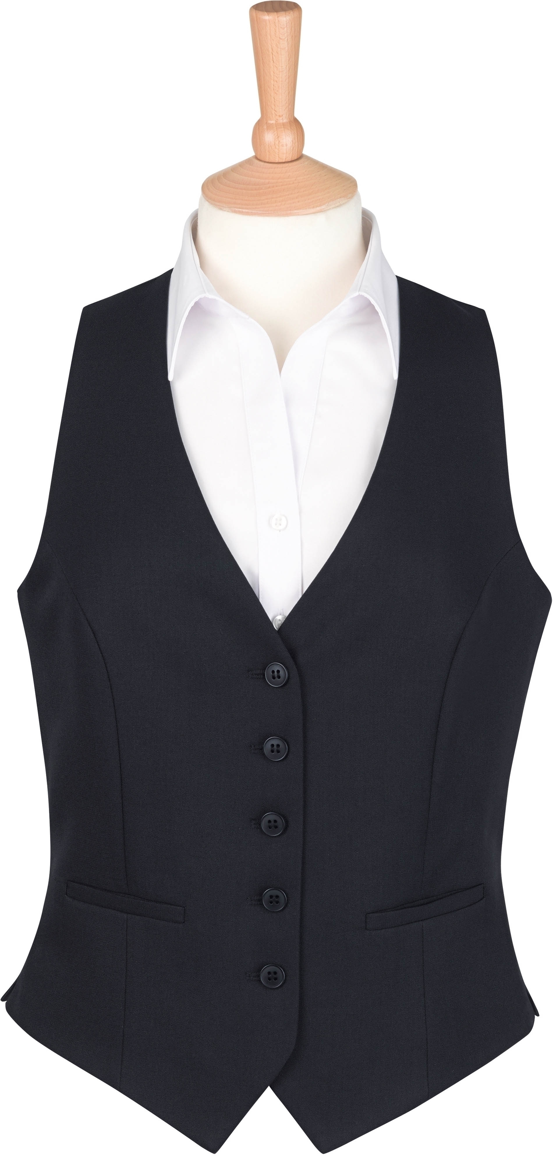 Gilet Femme Luna Noir Black, à personnaliser avec le logo de votre club. Gilet Femme Luna Noir Black