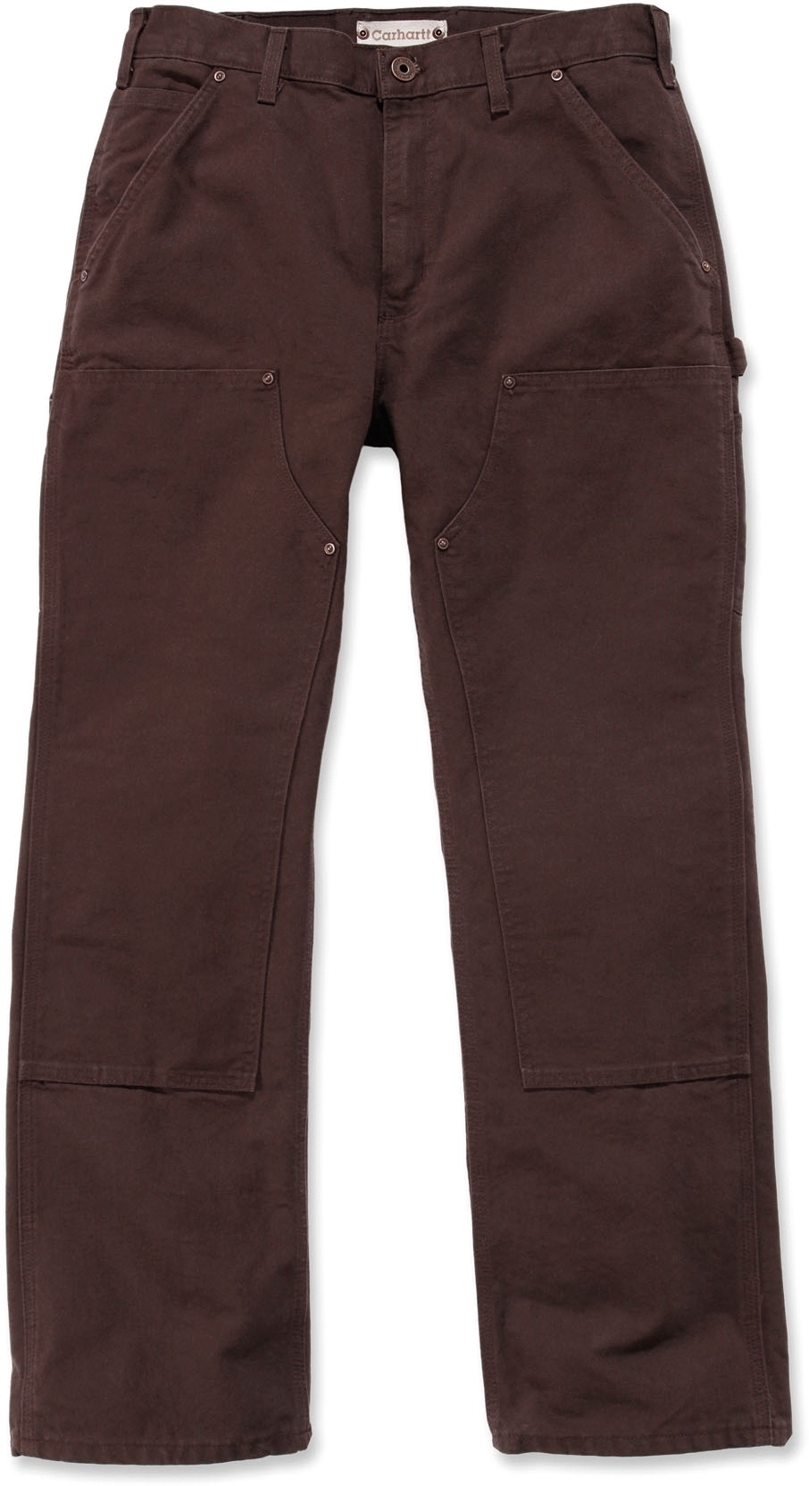 PANTALON WASHED DUCK DUNGAREE Dark Brown marron, à personnaliser avec le logo de votre club. PANTALON WASHED DUCK DUNGAREE Dark Brown marron