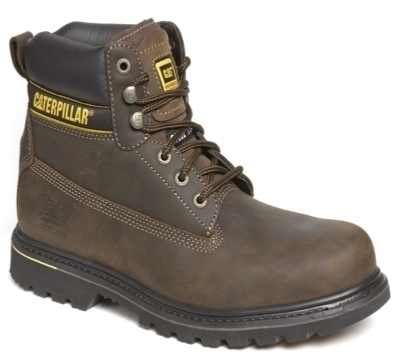 Chaussures de sécurité Holton Dark Brown marron, à personnaliser avec le logo de votre club. Chaussures de sécurité Holton Dark Brown marron