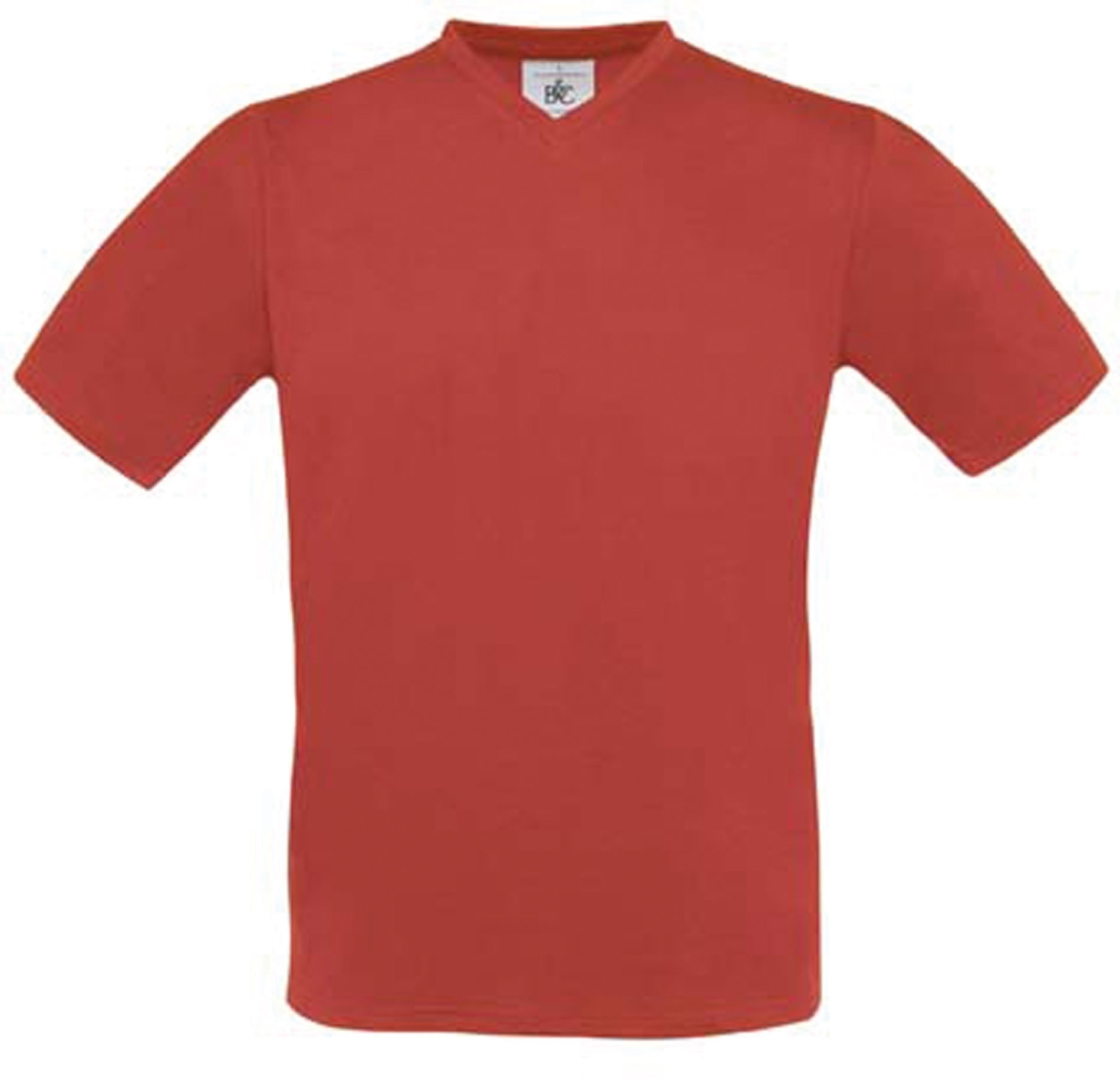 T-shirt col v manches courtes EXACT Red Rouge, à personnaliser avec le logo de votre club. T-shirt col v manches courtes EXACT Red Rouge