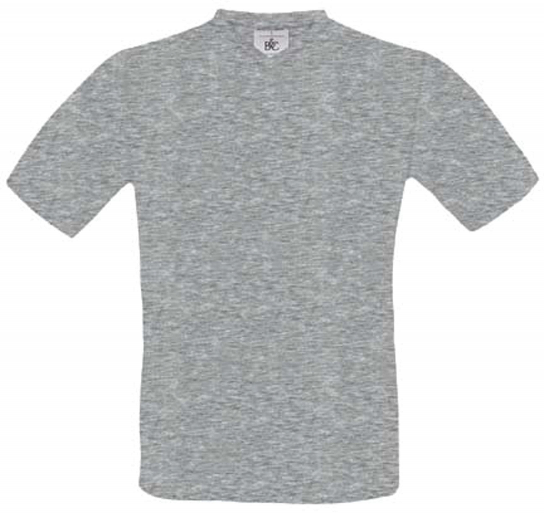 T-shirt col v manches courtes EXACT Sport Grey Gris, à personnaliser avec le logo de votre club. T-shirt col v manches courtes EXACT Sport Grey Gris