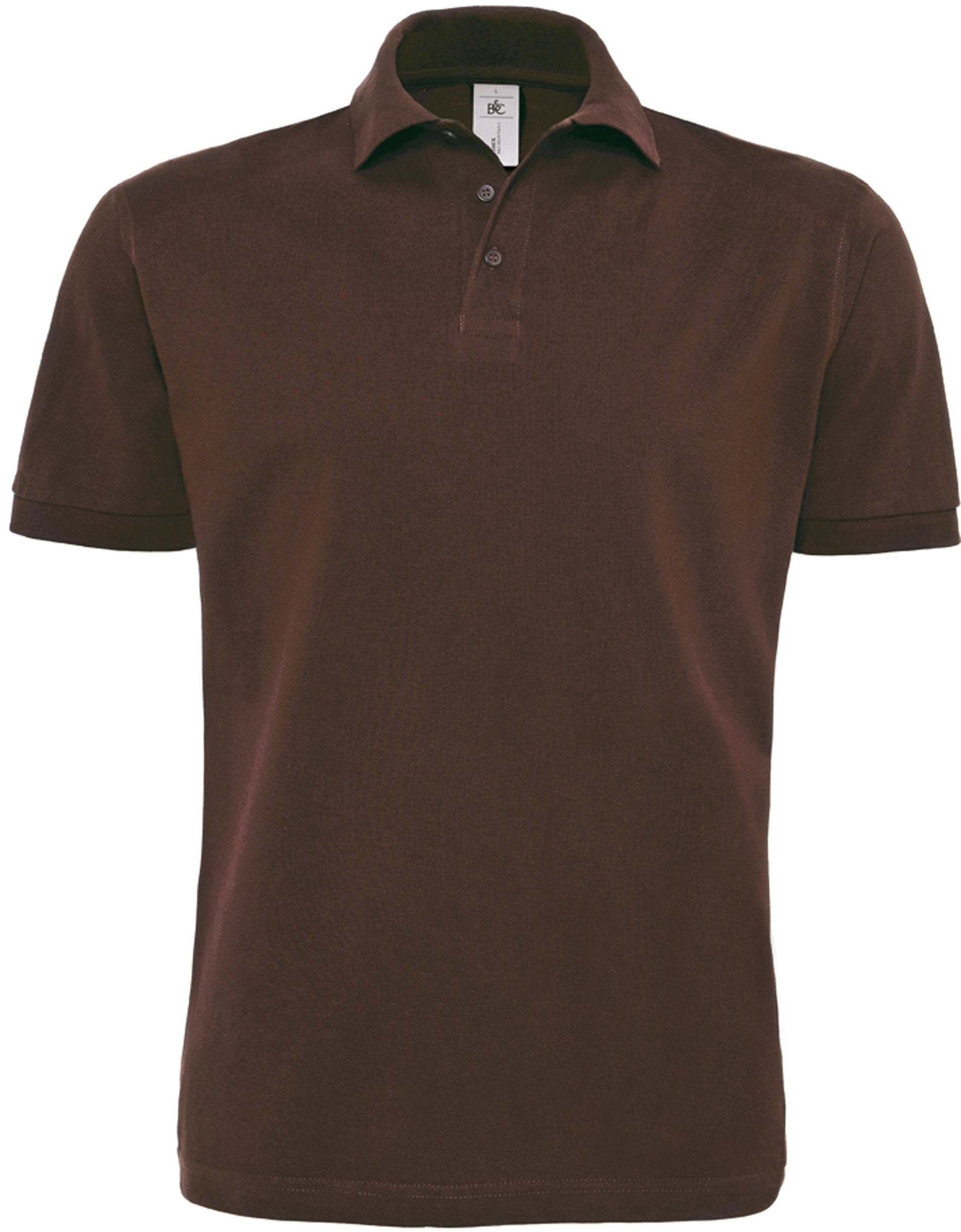 Polo homme piqué lourd HEAVYMILL Marron Brown, à personnaliser avec le logo de votre club. Polo homme piqué lourd HEAVYMILL Marron Brown