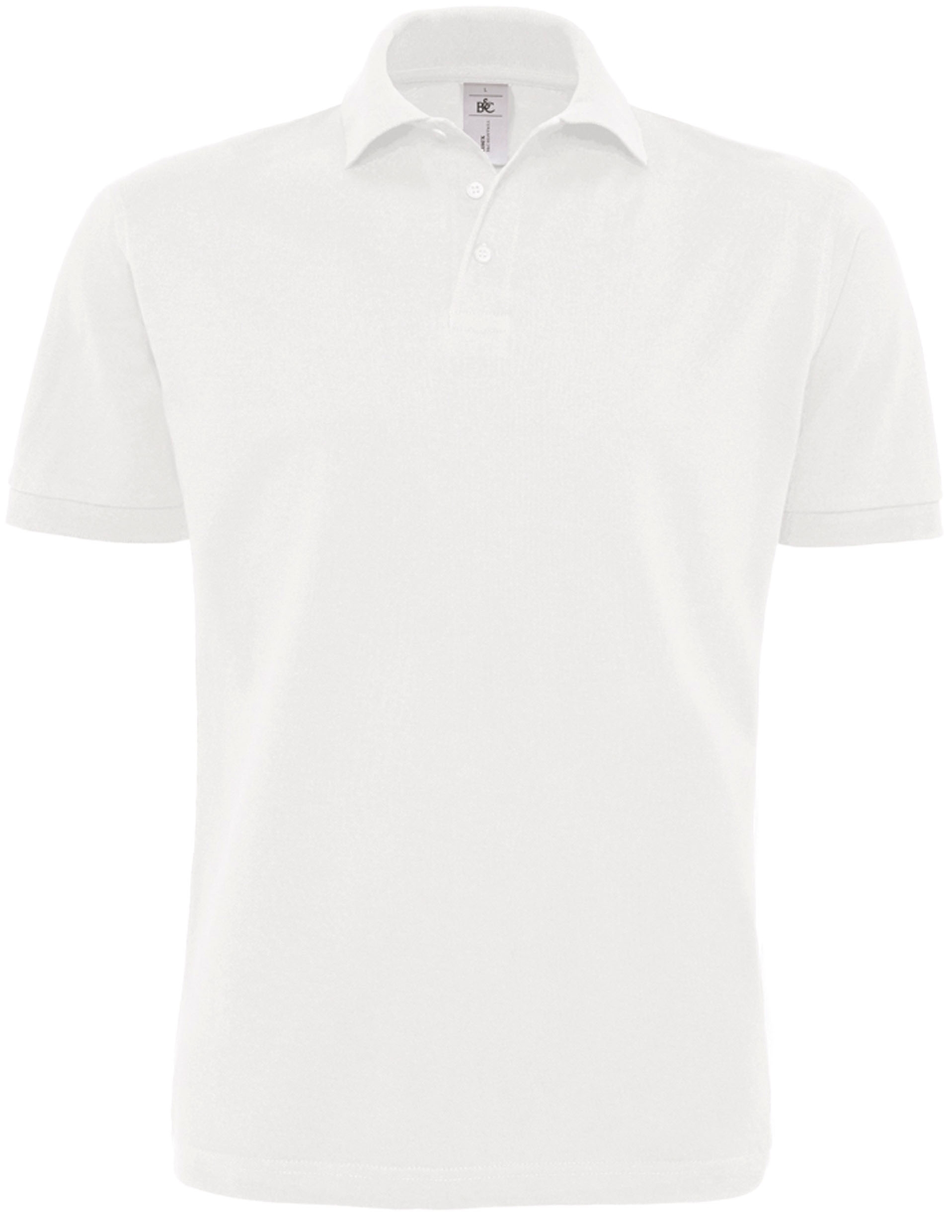 Polo homme piqué lourd HEAVYMILL Blanc White, à personnaliser avec le logo de votre club. Polo homme piqué lourd HEAVYMILL Blanc White
