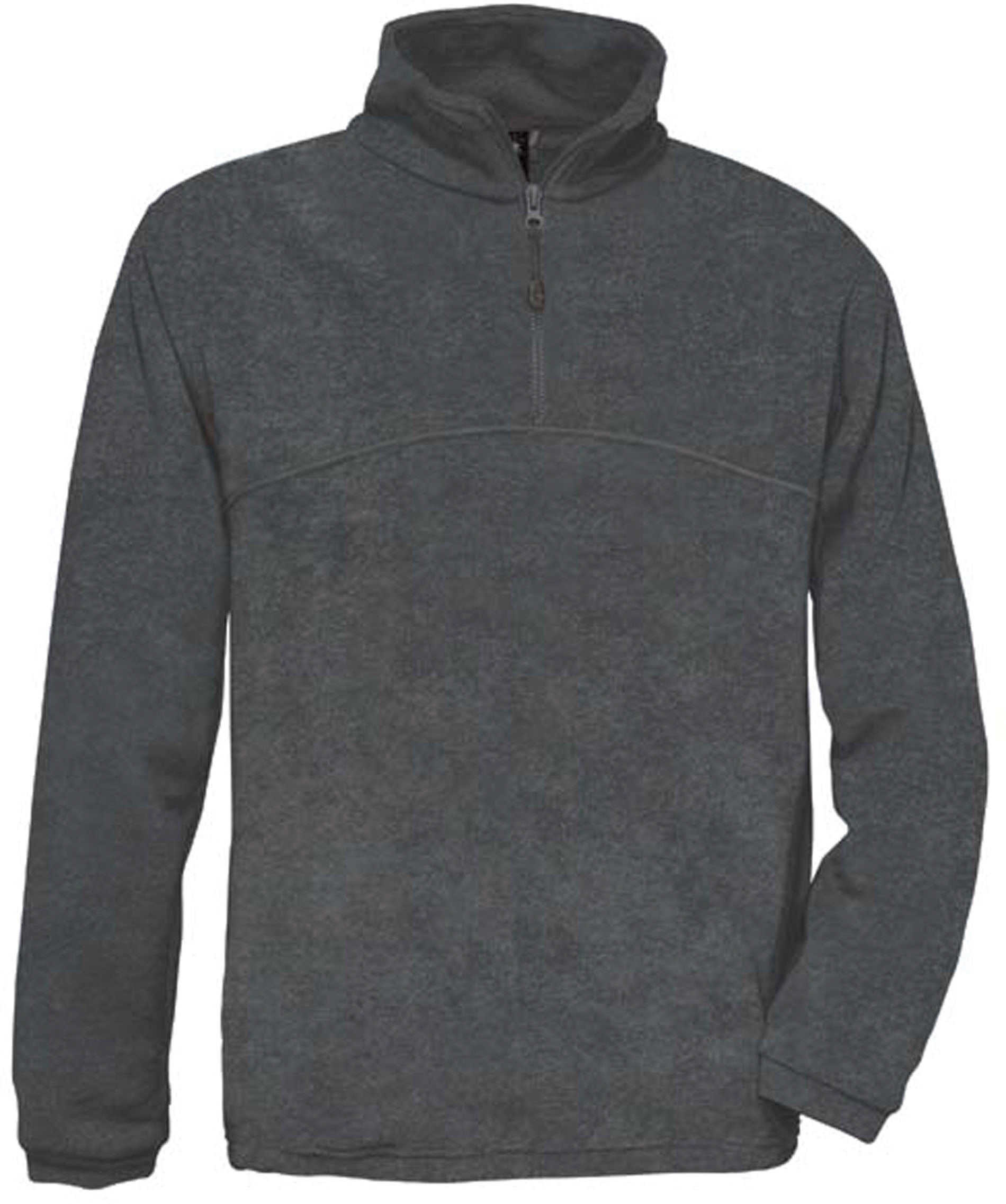 HIGHLANDER _Polaire col zippé Charcoal Gris, à personnaliser avec le logo de votre club. HIGHLANDER _Polaire col zippé Charcoal Gris