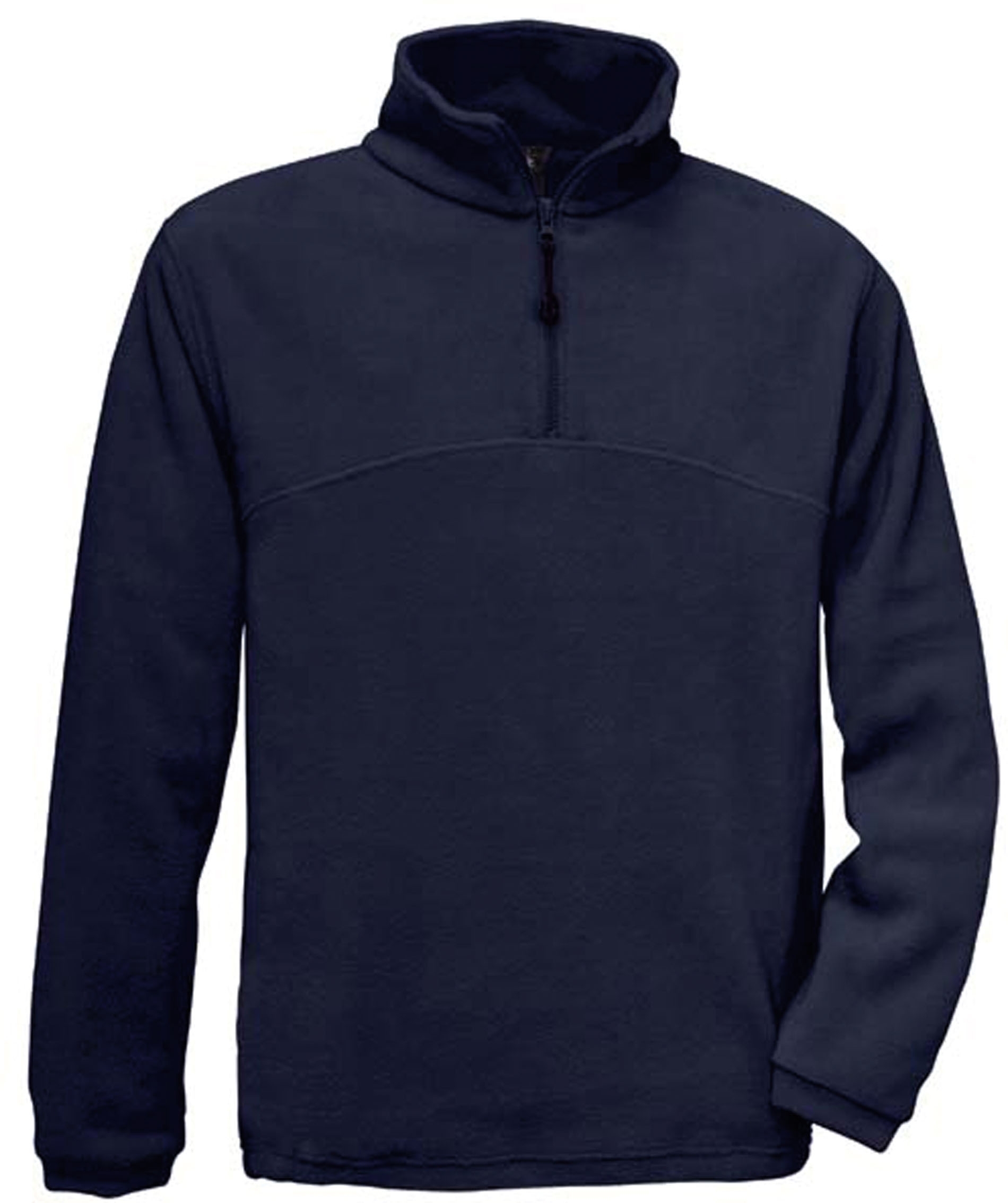 HIGHLANDER _Polaire col zippé Navy Bleu, à personnaliser avec le logo de votre club. HIGHLANDER _Polaire col zippé Navy Bleu