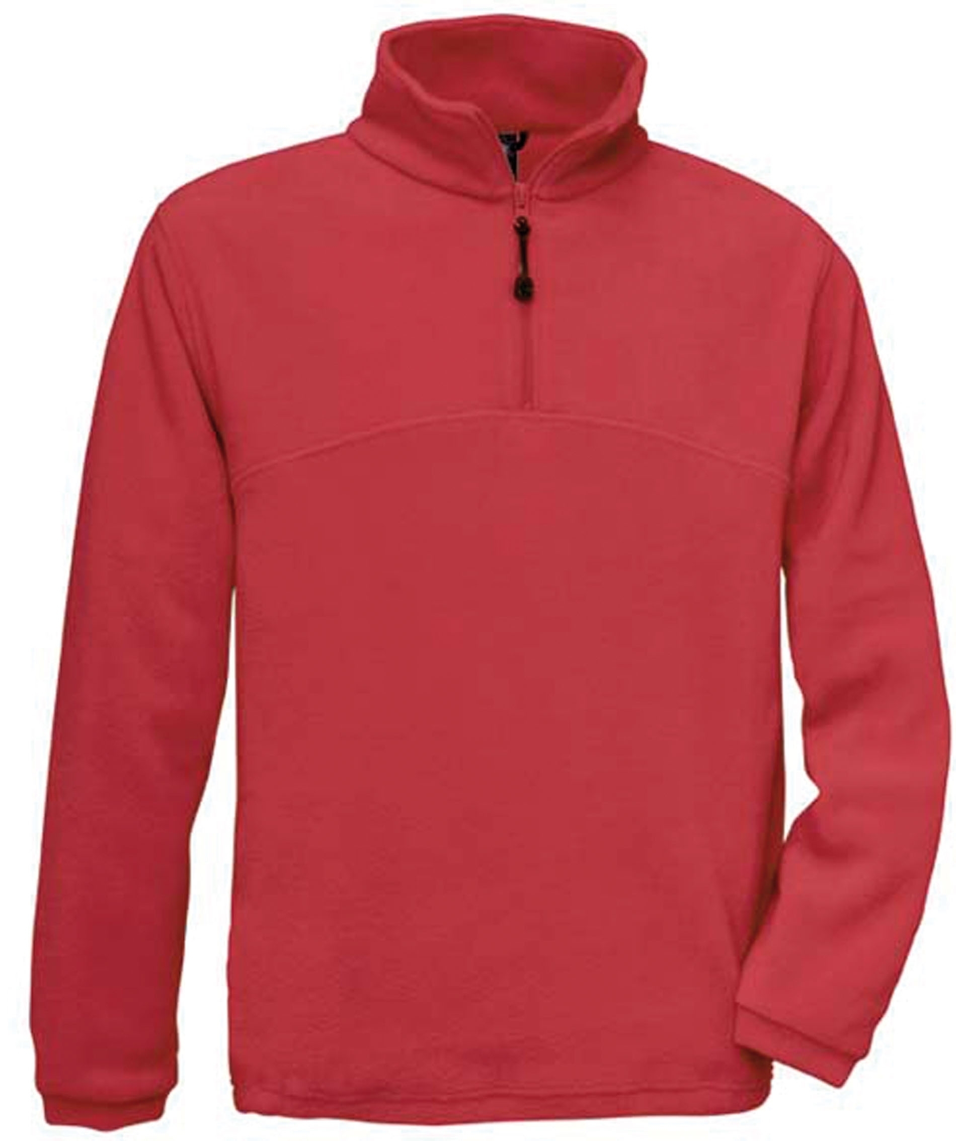 HIGHLANDER _Polaire col zippé Red Rouge, à personnaliser avec le logo de votre club. HIGHLANDER _Polaire col zippé Red Rouge