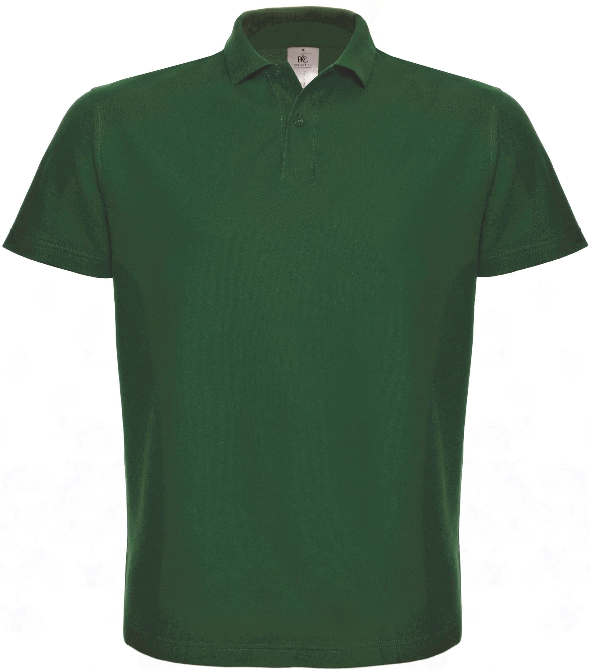 Polo piqué ID.001 Homme Bottle Green Vert, à personnaliser avec le logo de votre club. Polo piqué ID.001 Homme Bottle Green Vert