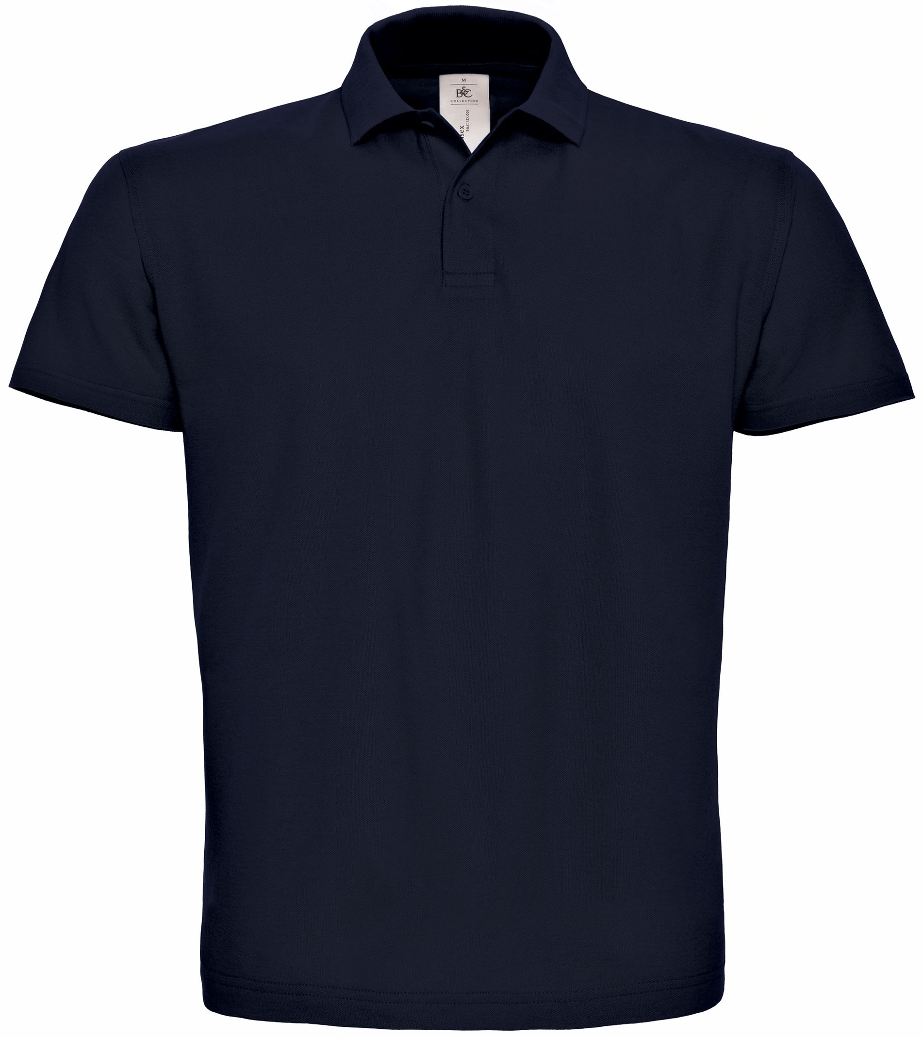 Polo piqué ID.001 Homme Navy Bleu, à personnaliser avec le logo de votre club. Polo piqué ID.001 Homme Navy Bleu