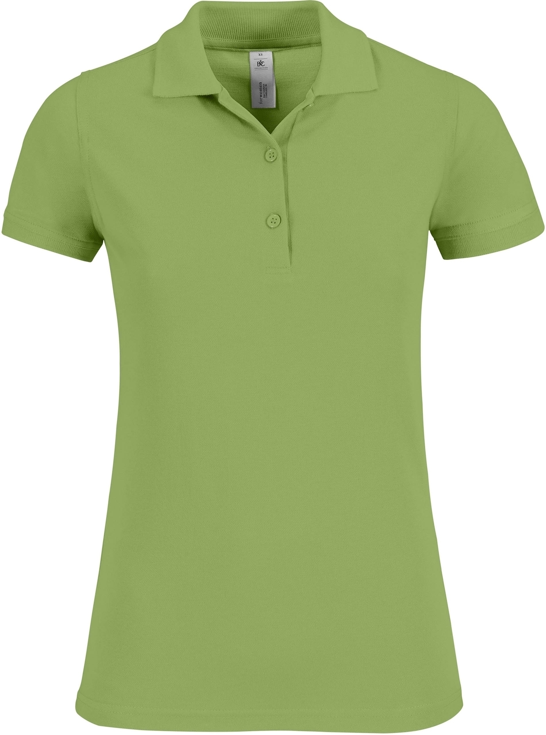 Polo femme Safran Timeless Pistachio Vert, à personnaliser avec le logo de votre club. Polo femme Safran Timeless Pistachio Vert