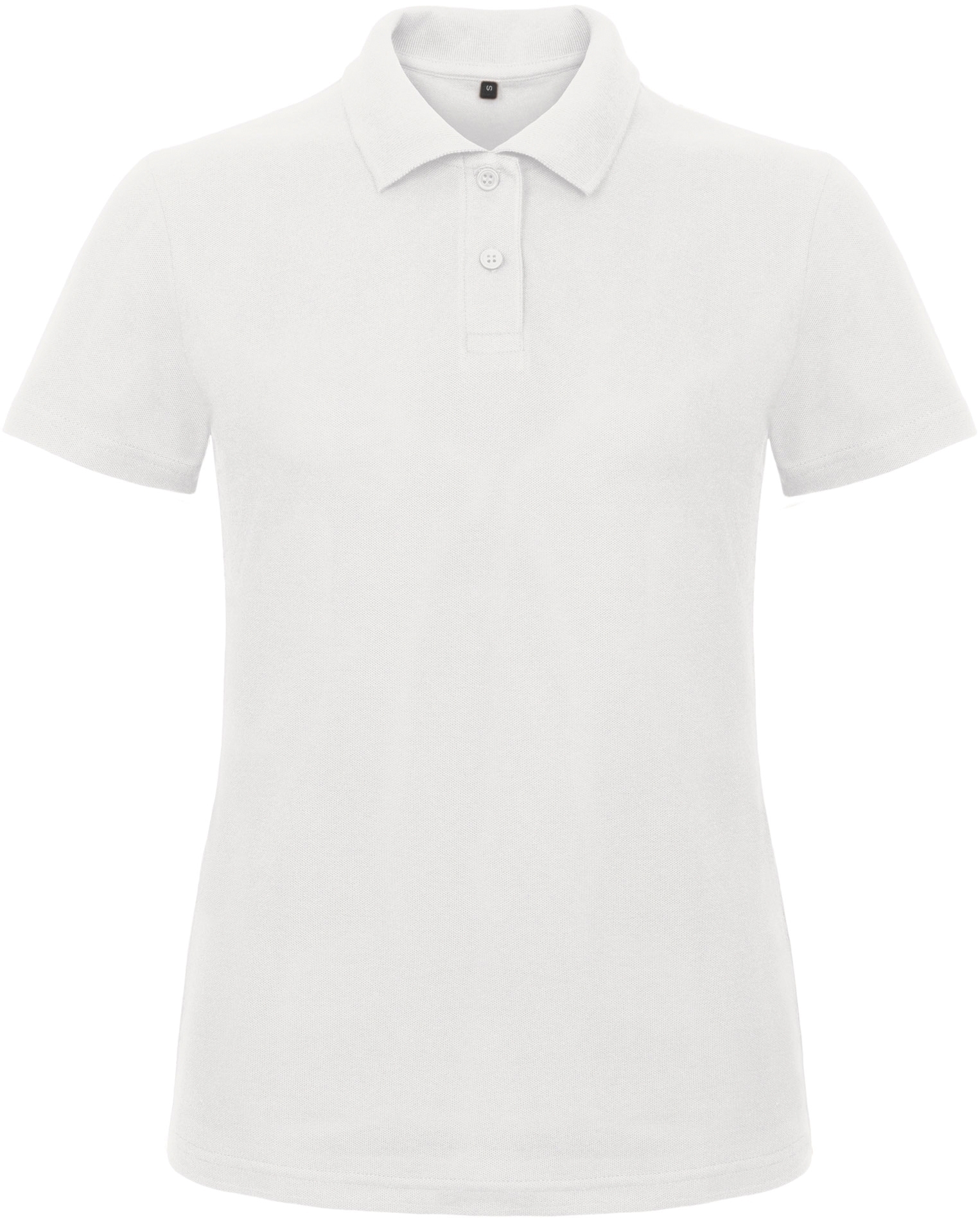 POLO FEMME ID.001 White Blanc, à personnaliser avec le logo de votre club. POLO FEMME ID.001 White Blanc