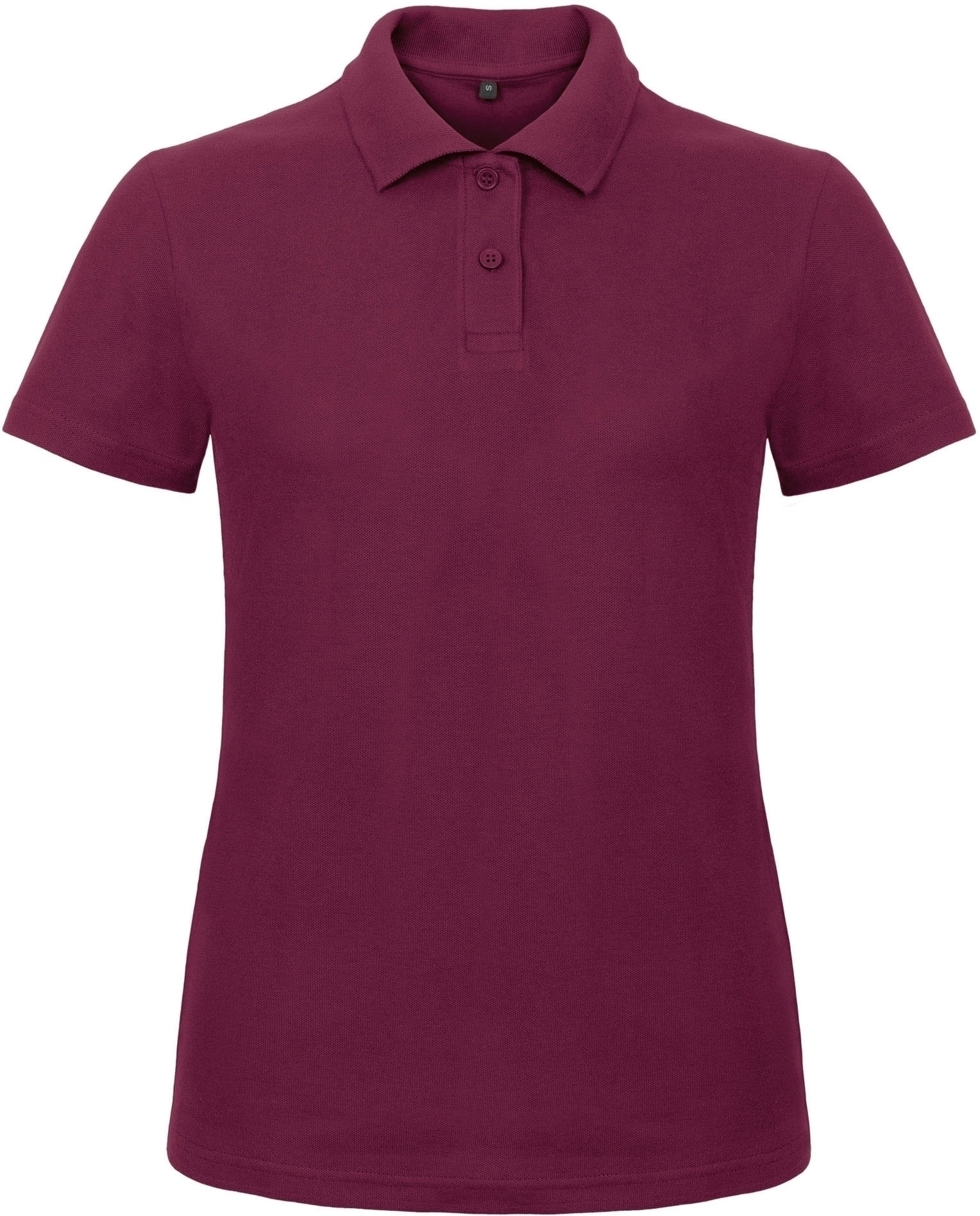 POLO FEMME ID.001 Wine Bordeaux, à personnaliser avec le logo de votre club. POLO FEMME ID.001 Wine Bordeaux
