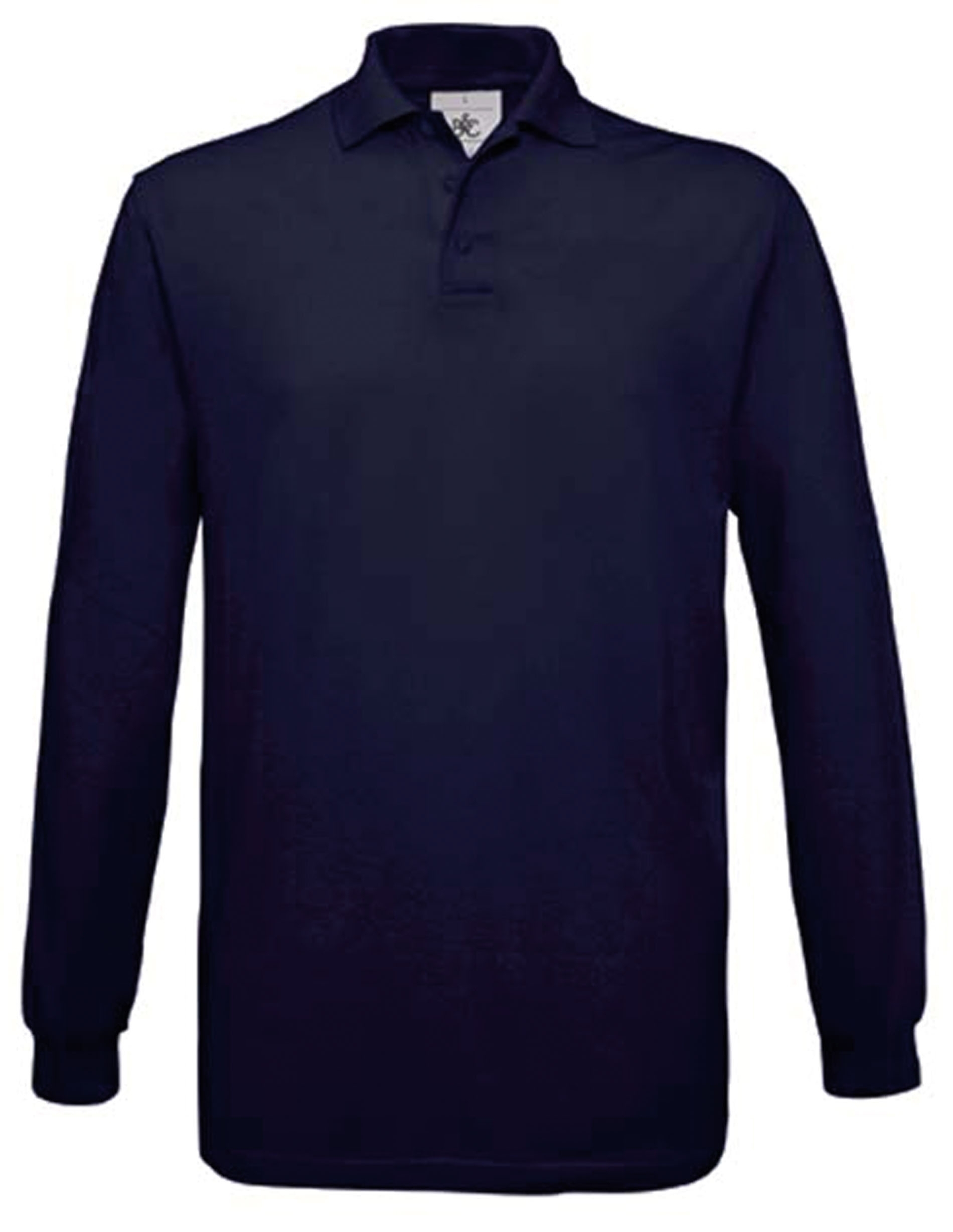 POLO HOMME SAFRAN MANCHES LONGUES Navy Bleu, Ã personnaliser avec le logo de votre club. POLO HOMME SAFRAN MANCHES LONGUES Navy Bleu