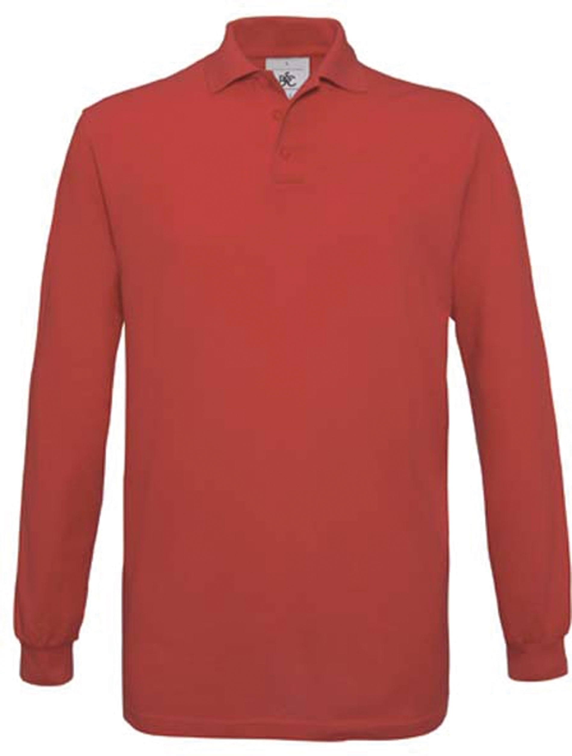 POLO HOMME SAFRAN MANCHES LONGUES Red Rouge, Ã personnaliser avec le logo de votre club. POLO HOMME SAFRAN MANCHES LONGUES Red Rouge