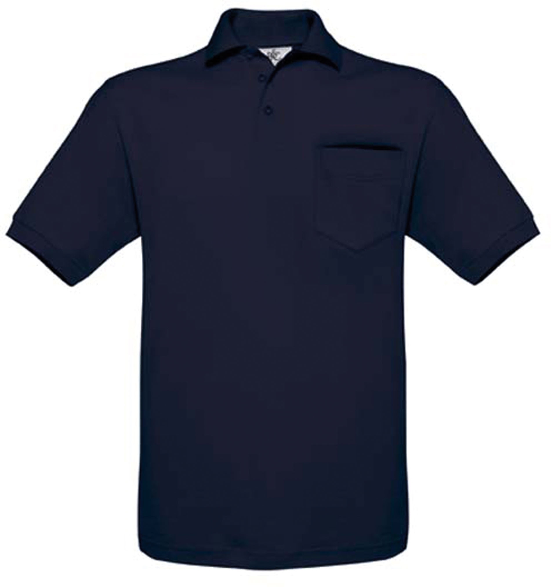 POLO SAFRAN POCKET Navy Bleu, à personnaliser avec le logo de votre club. POLO SAFRAN POCKET Navy Bleu