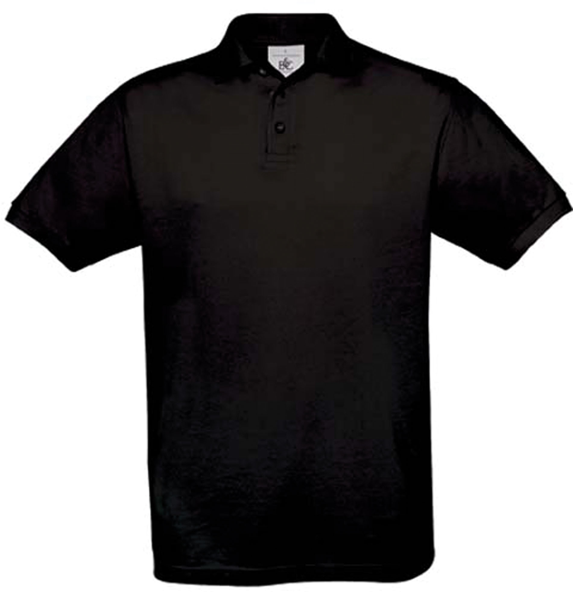 POLO HOMME SAFRAN Black Noir, Ã personnaliser avec le logo de votre club. POLO HOMME SAFRAN Black Noir