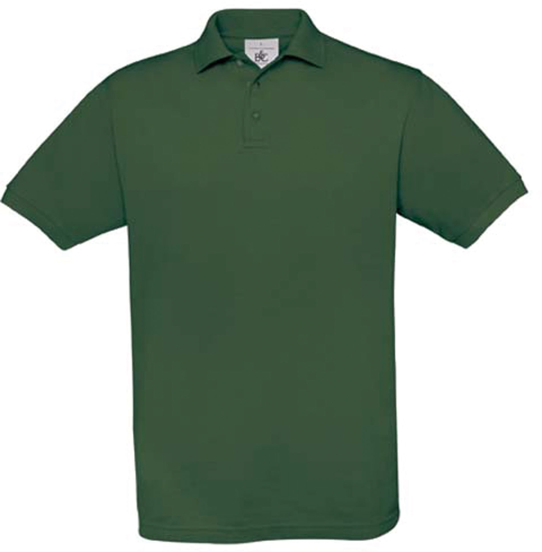 POLO HOMME SAFRAN Bottle Green Vert, Ã personnaliser avec le logo de votre club. POLO HOMME SAFRAN Bottle Green Vert