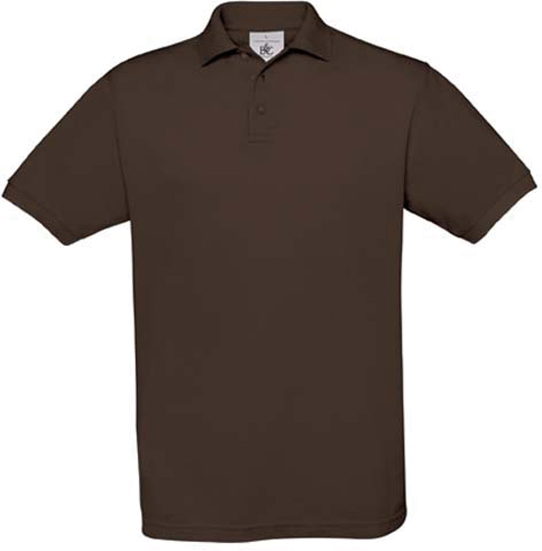 POLO HOMME SAFRAN Brown Marron, Ã personnaliser avec le logo de votre club. POLO HOMME SAFRAN Brown Marron