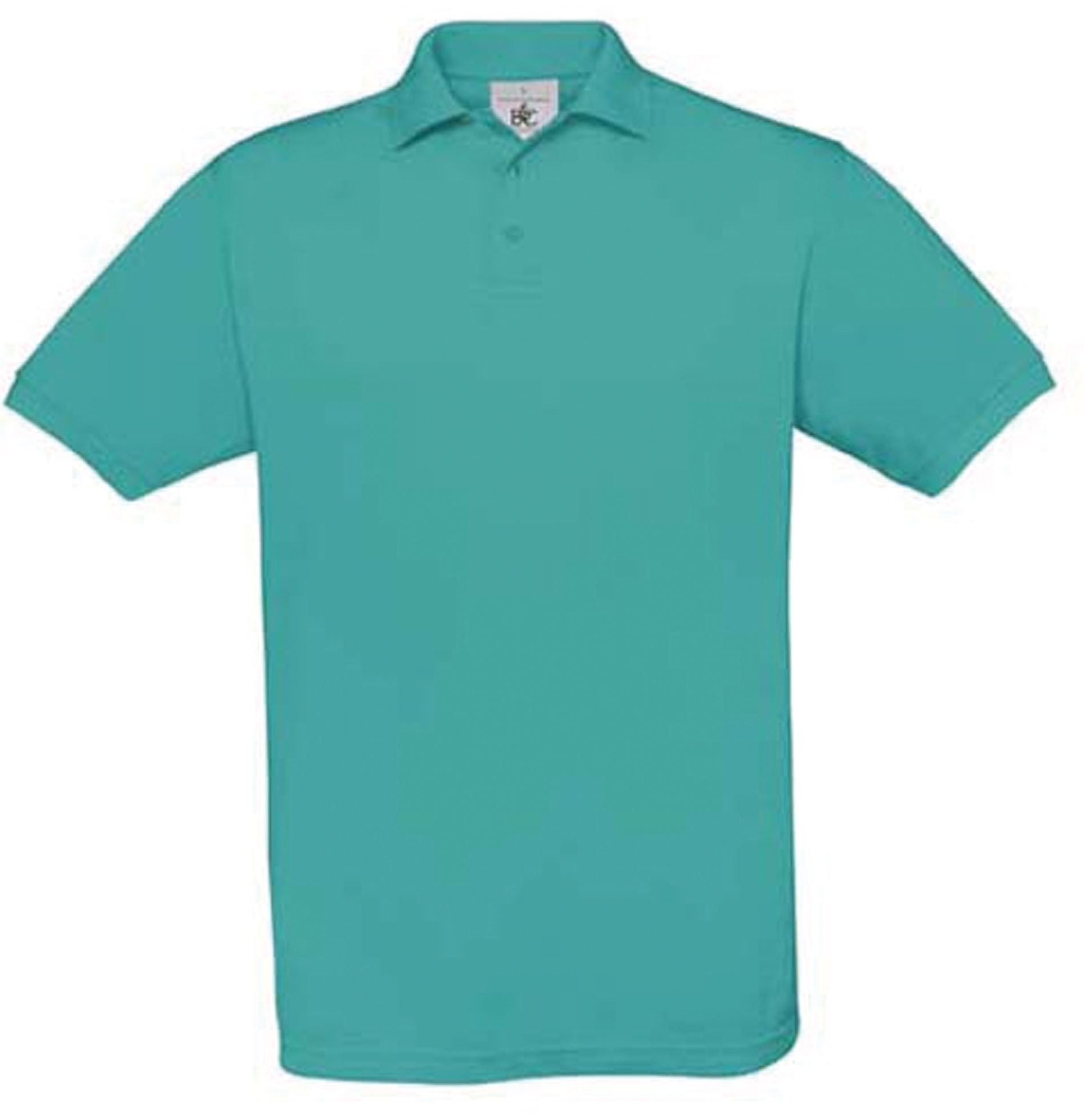 POLO HOMME SAFRAN Real Turquoise Bleu, Ã personnaliser avec le logo de votre club. POLO HOMME SAFRAN Real Turquoise Bleu